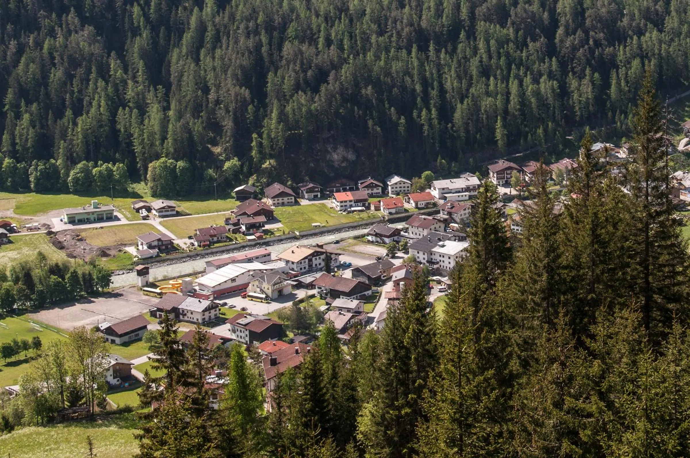 Bird's eye view in Pension Alpenblick