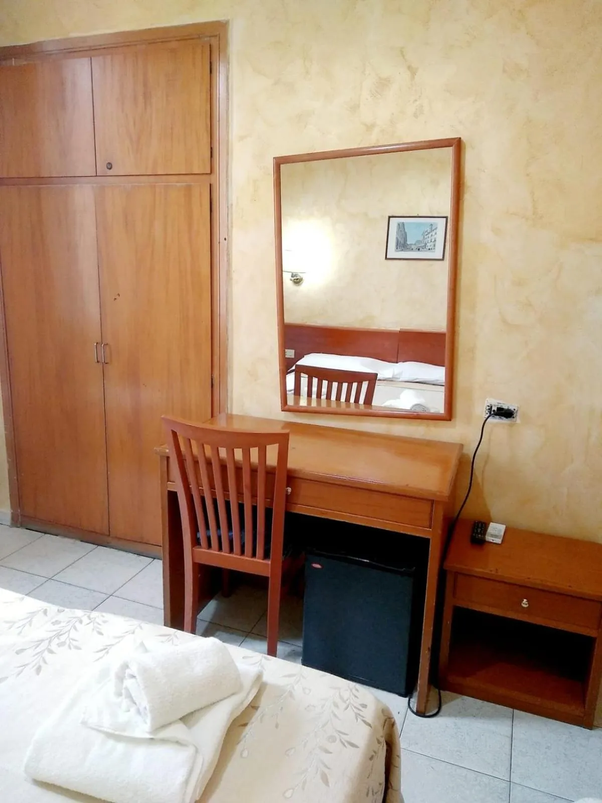 Bed in Hotel Ferrari