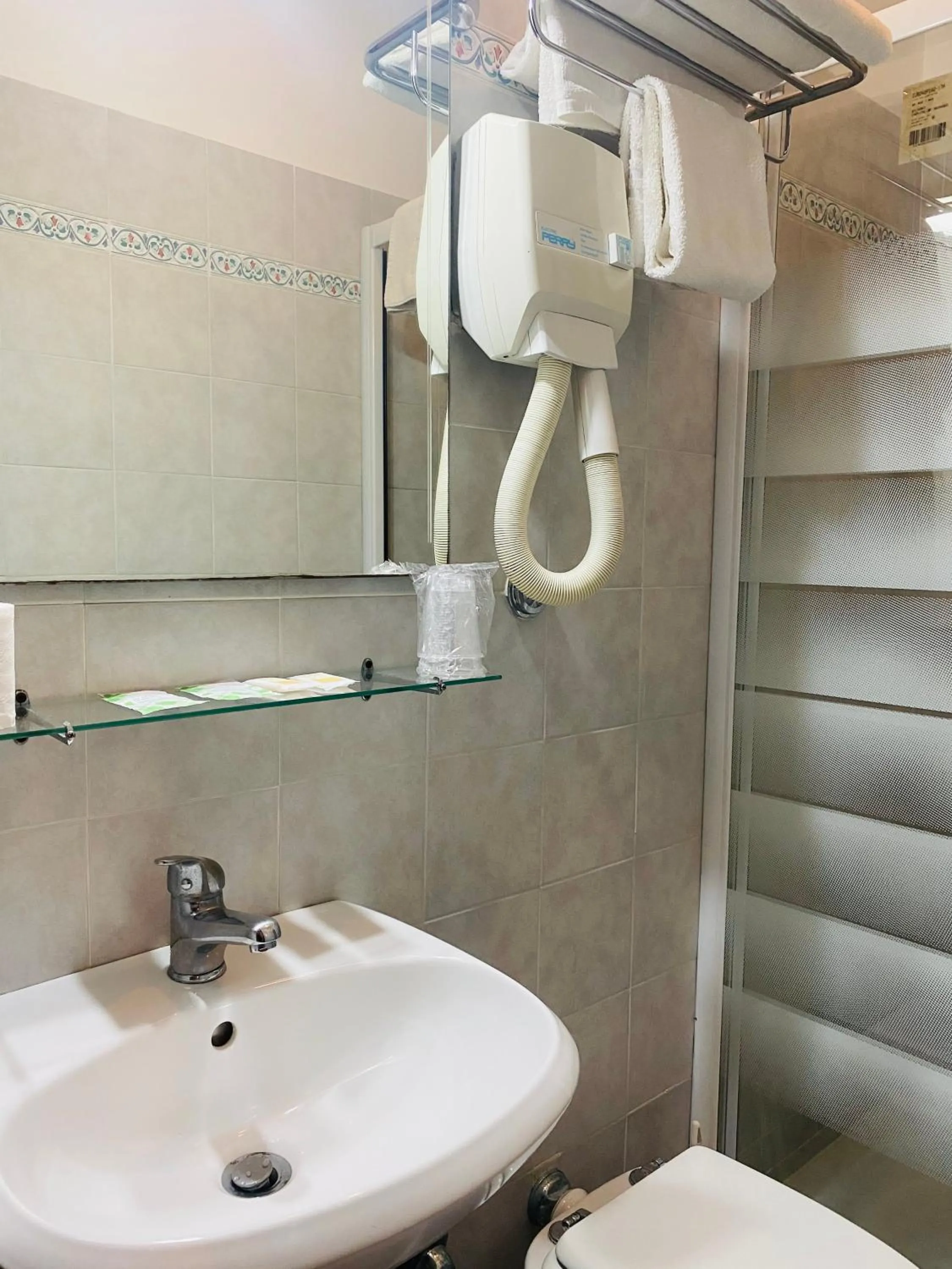 Bathroom in Hotel Ferrari