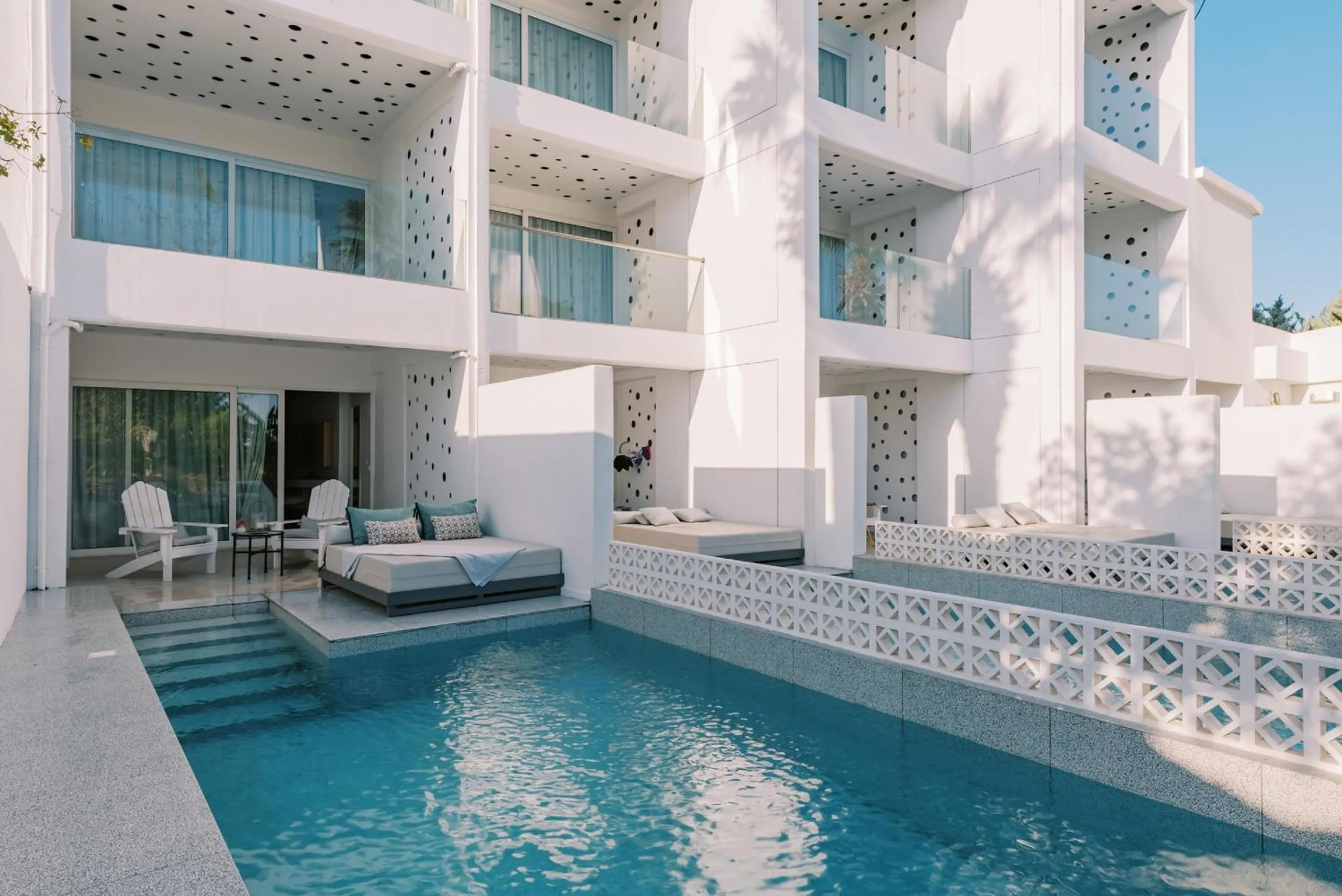 Swimming pool in Kouros Exclusive Hotel & Suites - Adults Only