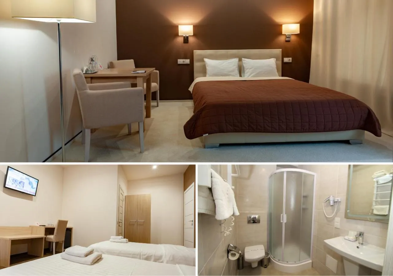 Bed in Hotel Voskresensky