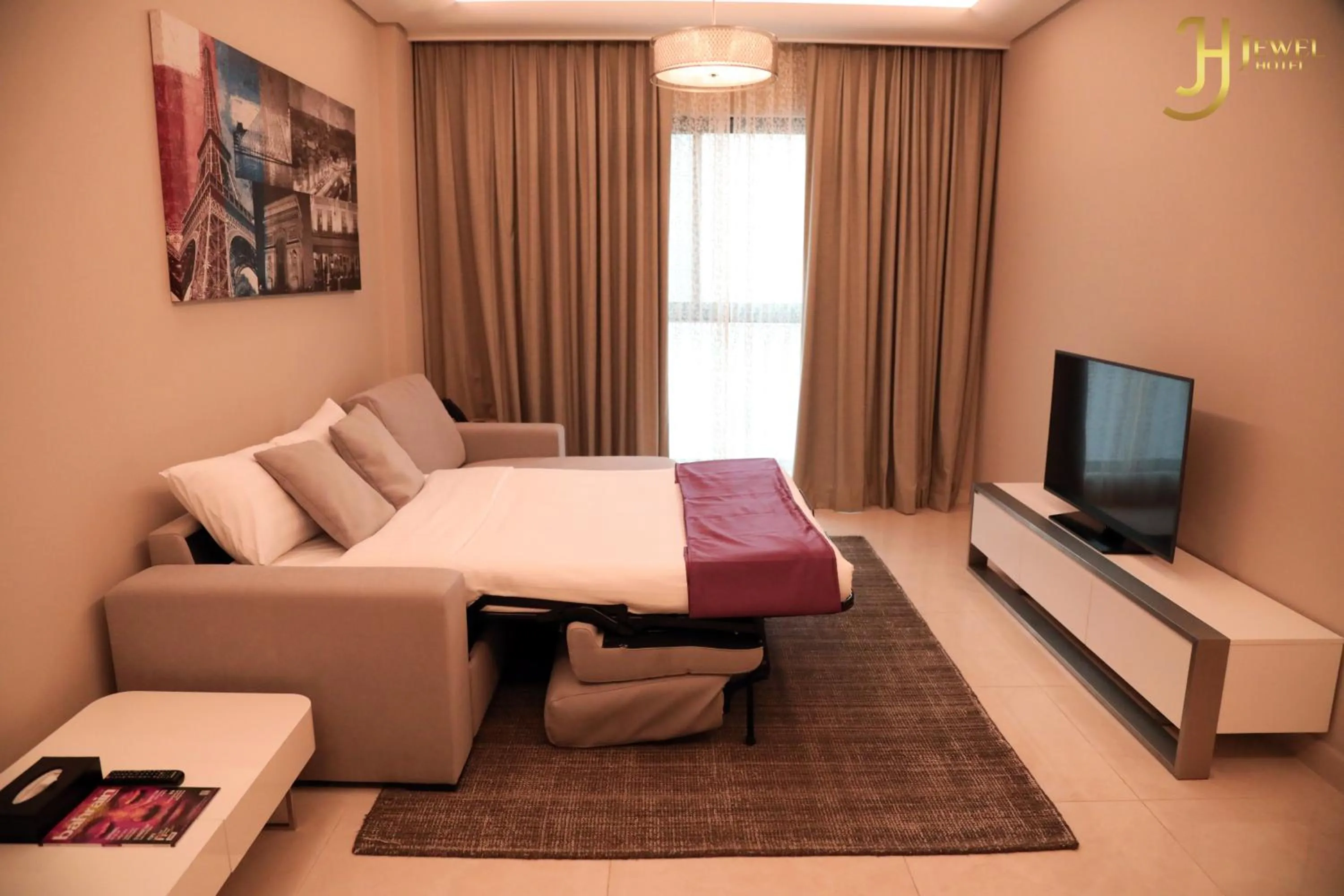 Bed in Sunday Luxury Downtown Adliya Formerly Jewel Hotel