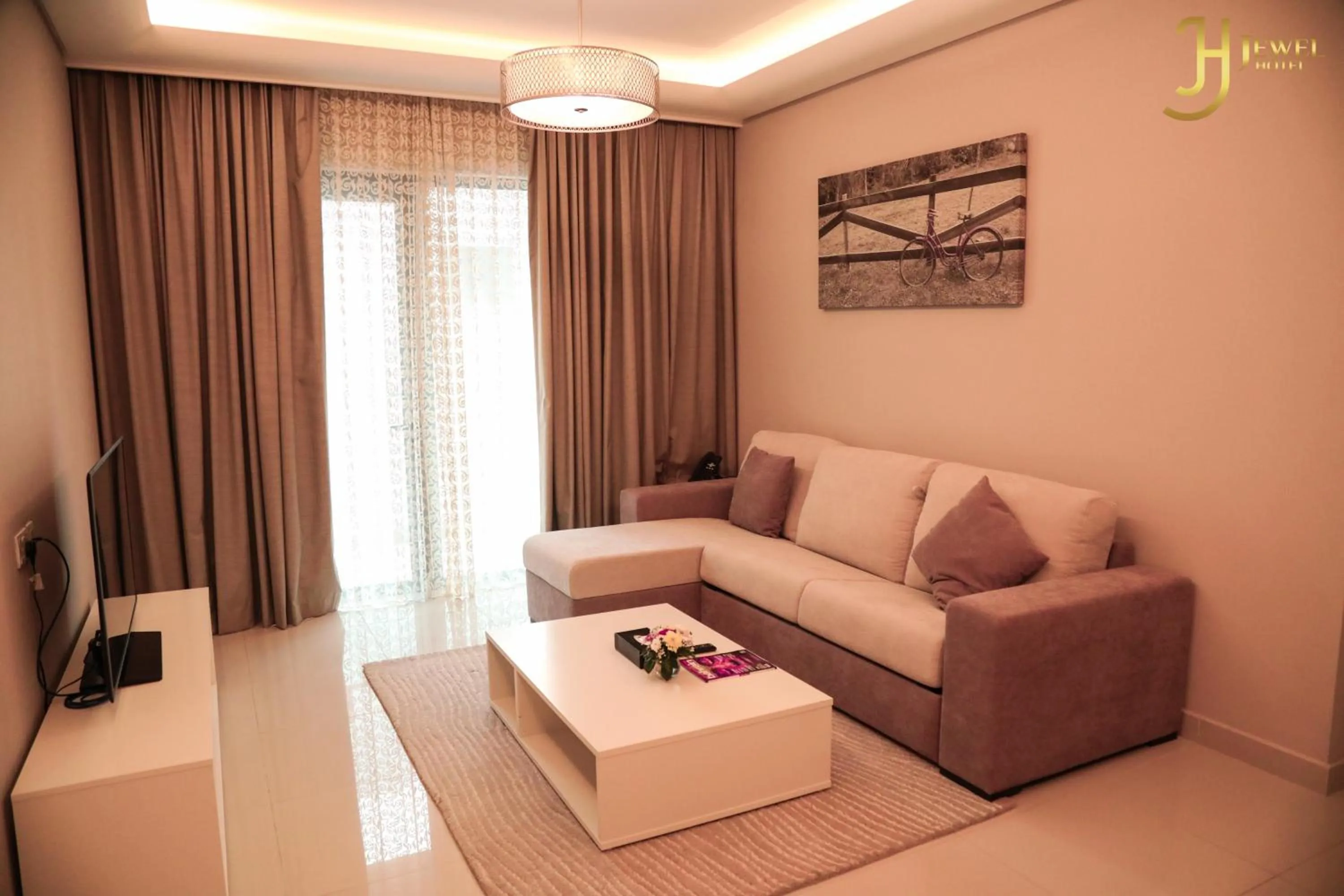 Living room in Sunday Luxury Downtown Adliya Formerly Jewel Hotel
