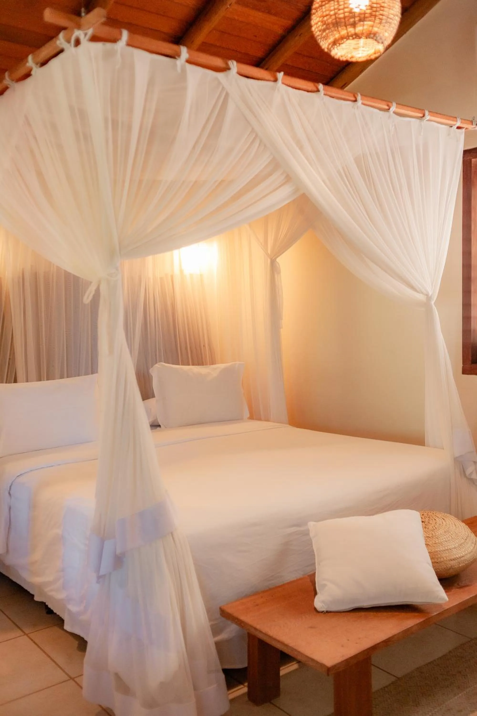 Bed in Casa Rabanete Trancoso