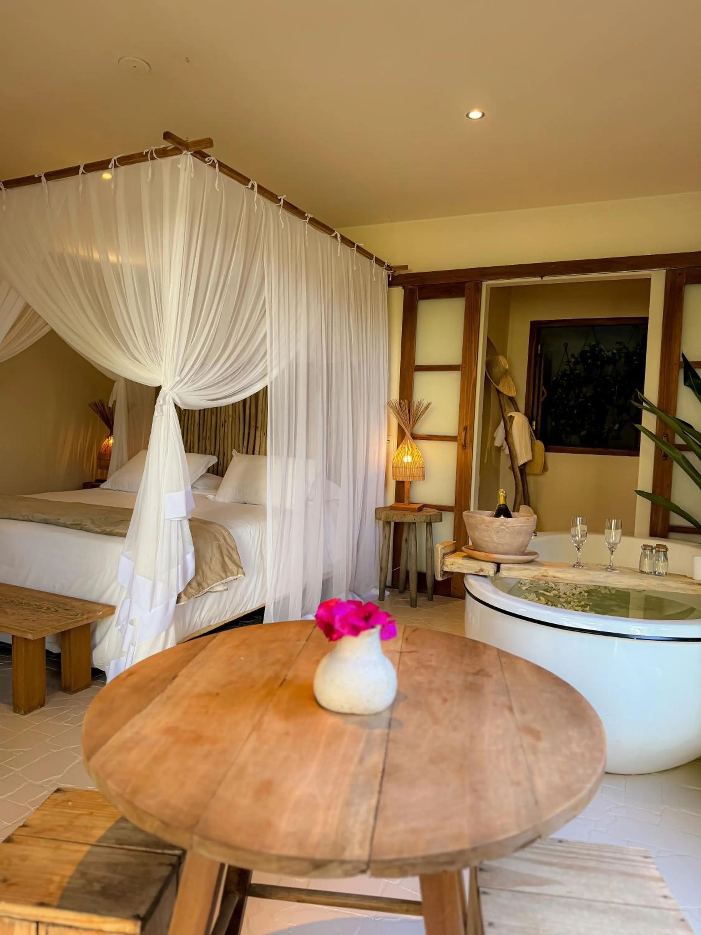 Bed in Casa Rabanete Trancoso