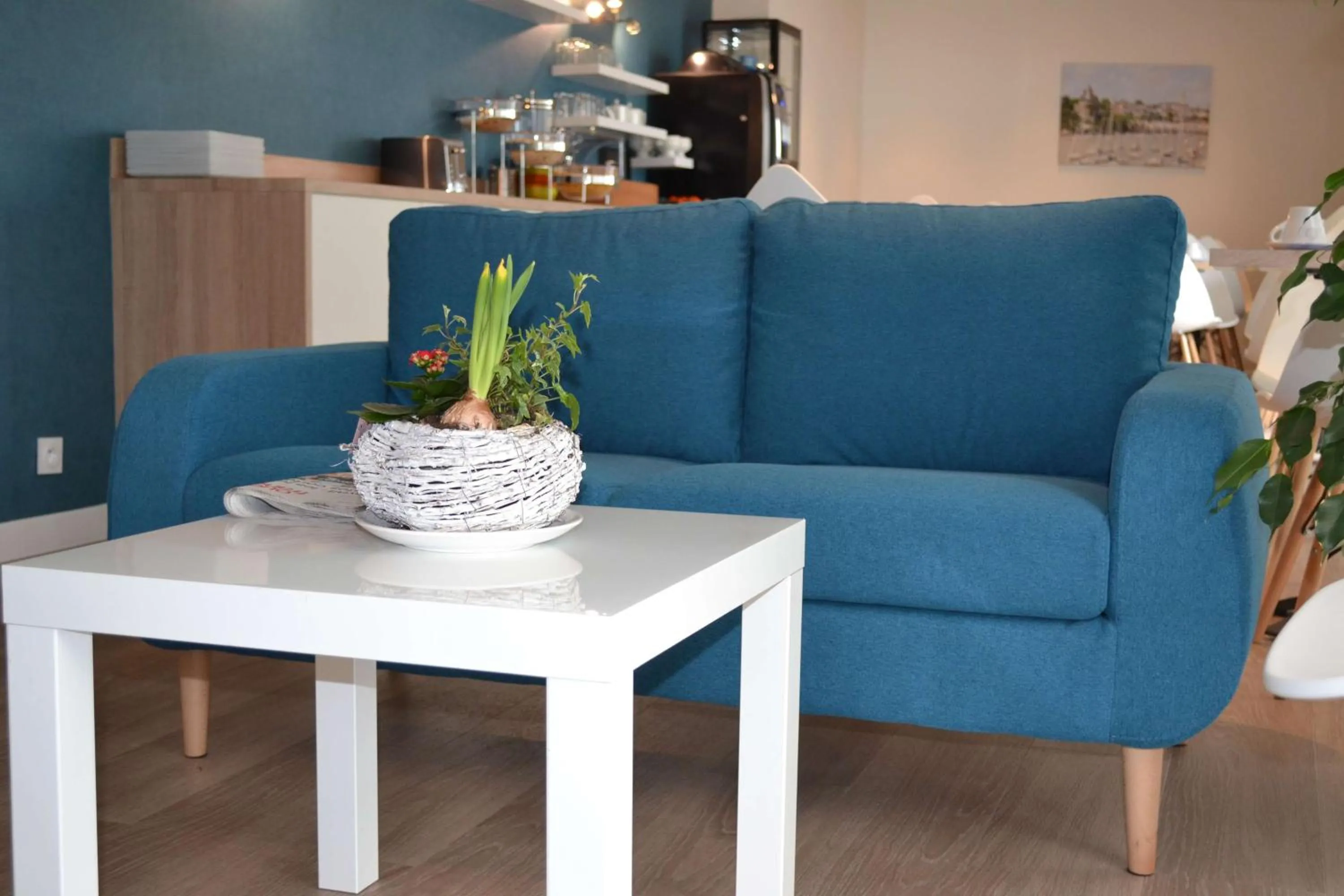 Lobby or reception in Brit Hotel Les Alizes