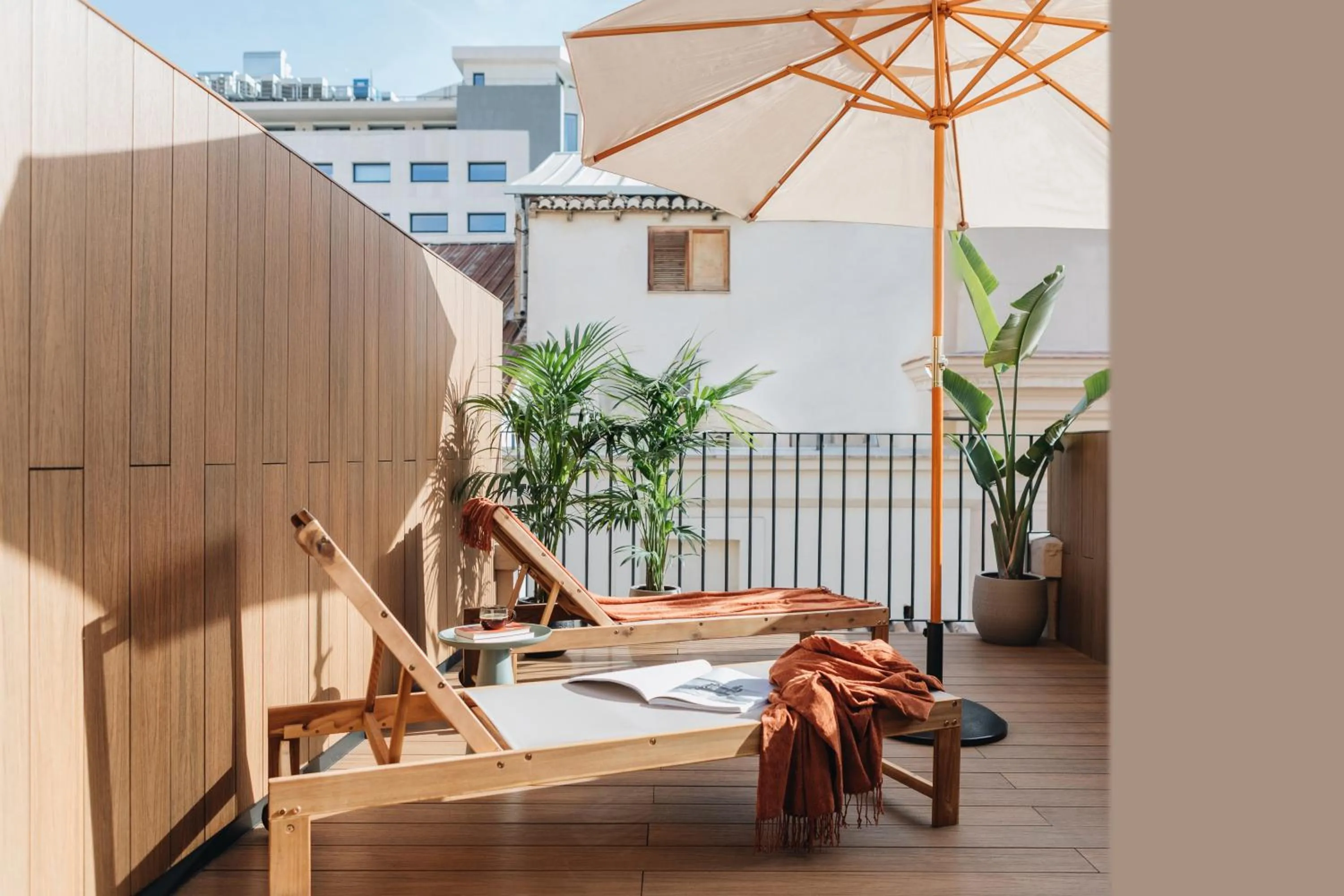 Balcony/Terrace in Room Mate Oliveira - City Centre, Valencia