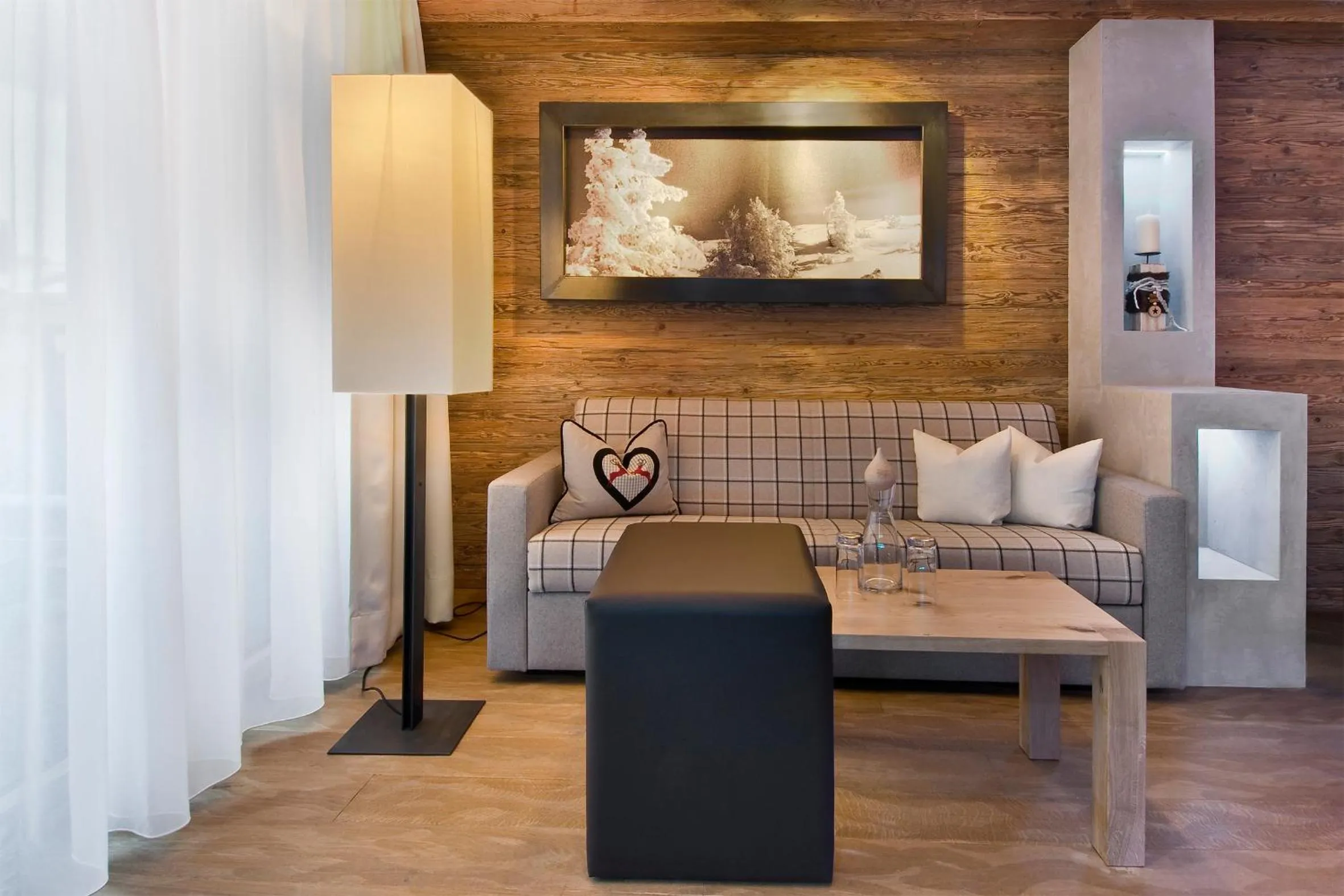 Living room in PETE Alpine Boutique Hotel - klein und fein - Private SPA Suiten und Zimmer