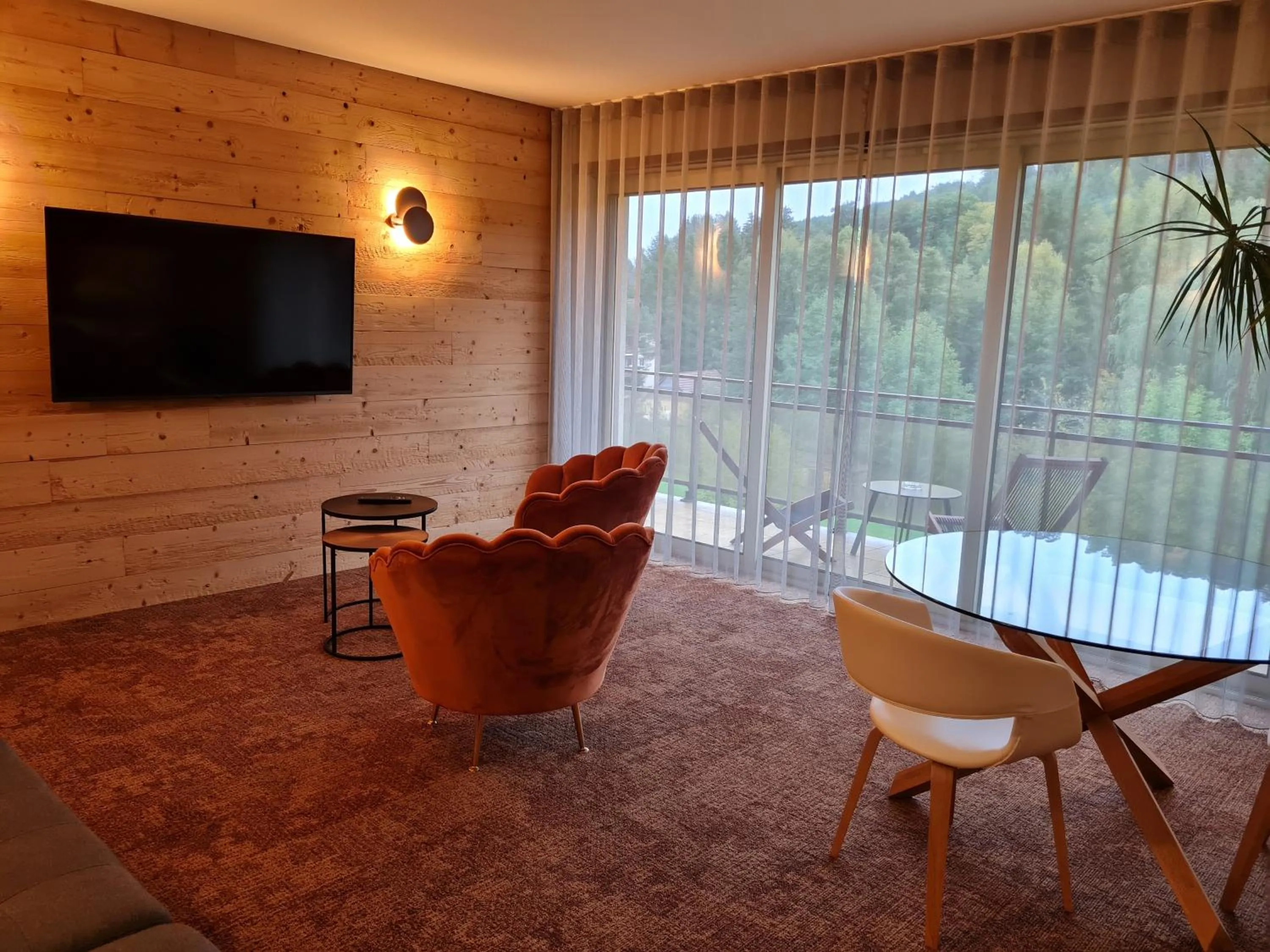 Living room in Hôtel Restaurant La Couronne by K