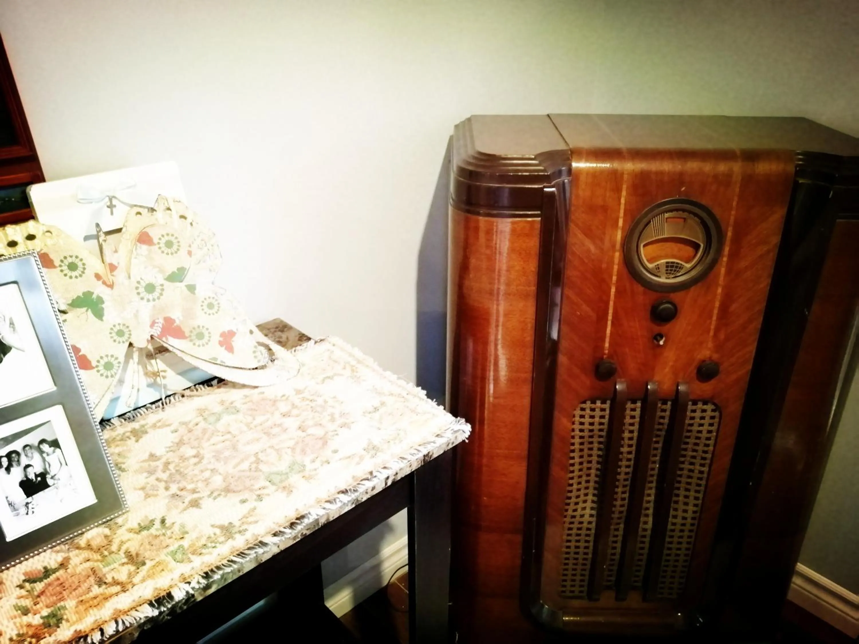 Decorative detail in Lily's garden