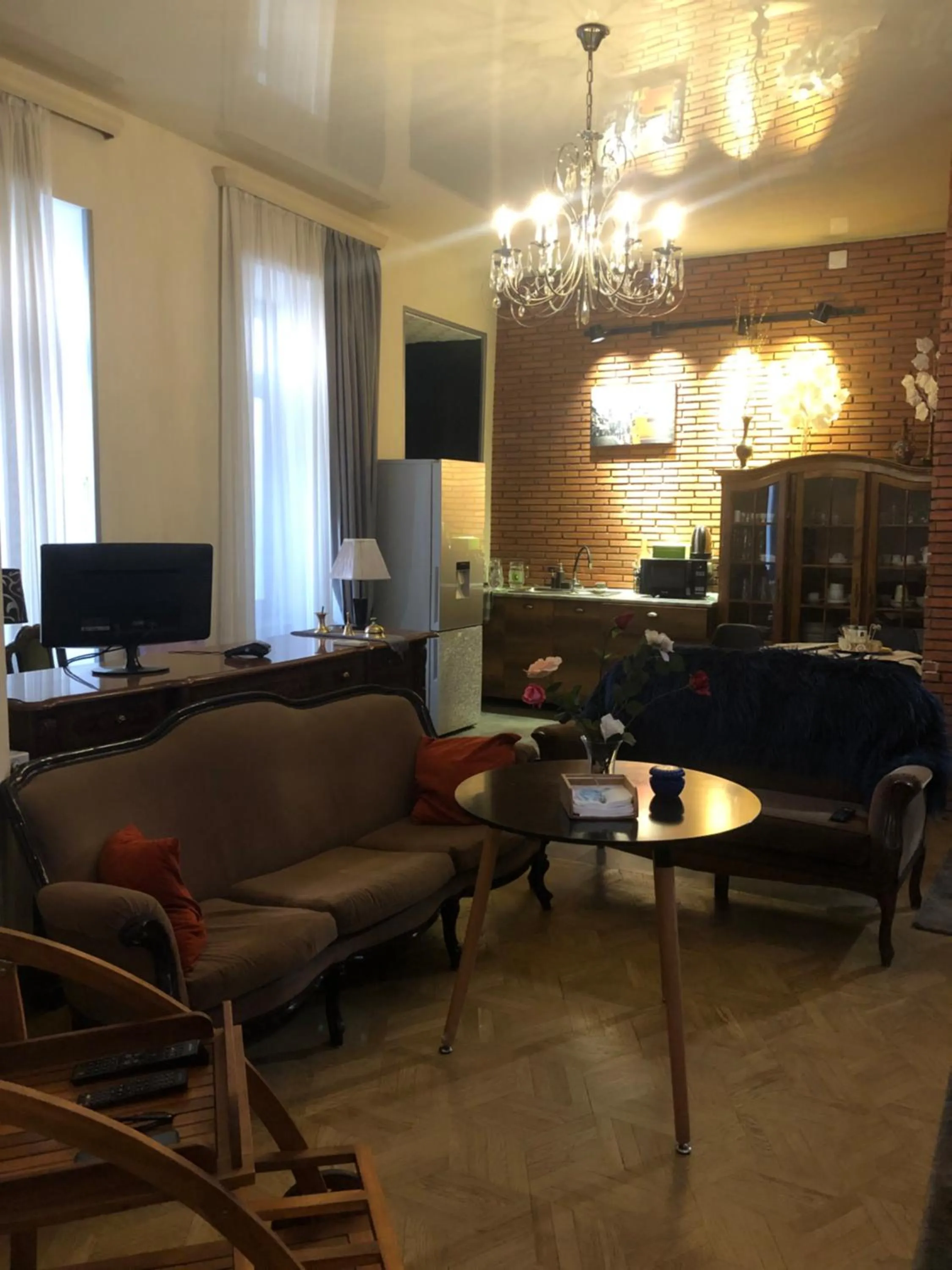 Seating area in Brickwall Tbilisi-Tbilisi vibe