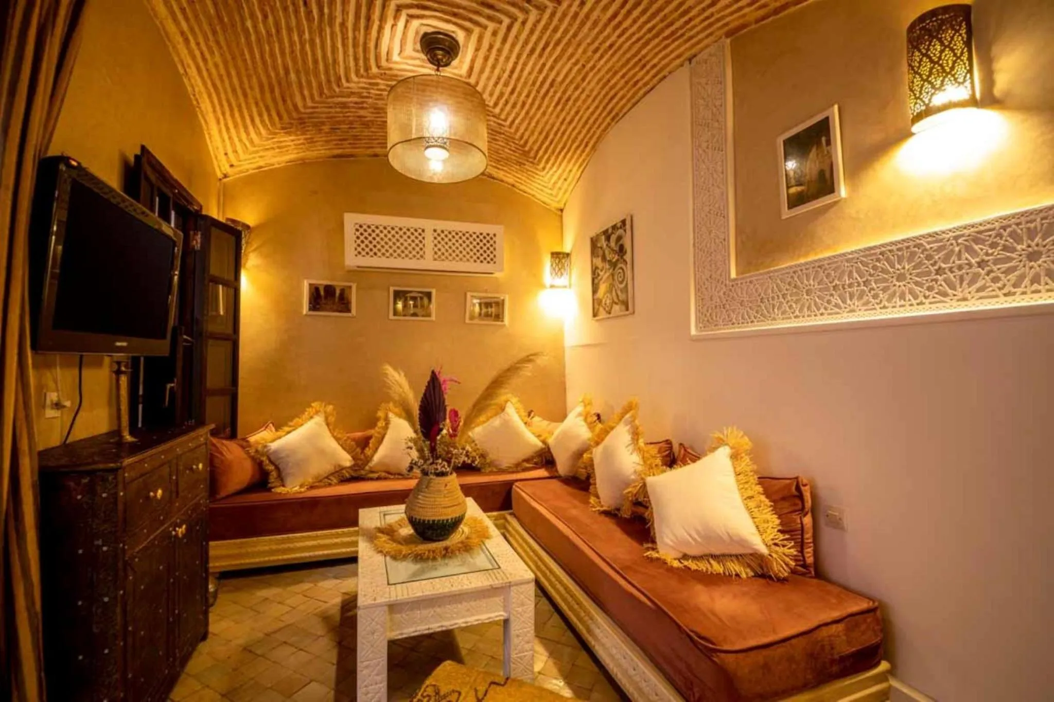 Living room in Riad 7 Saints