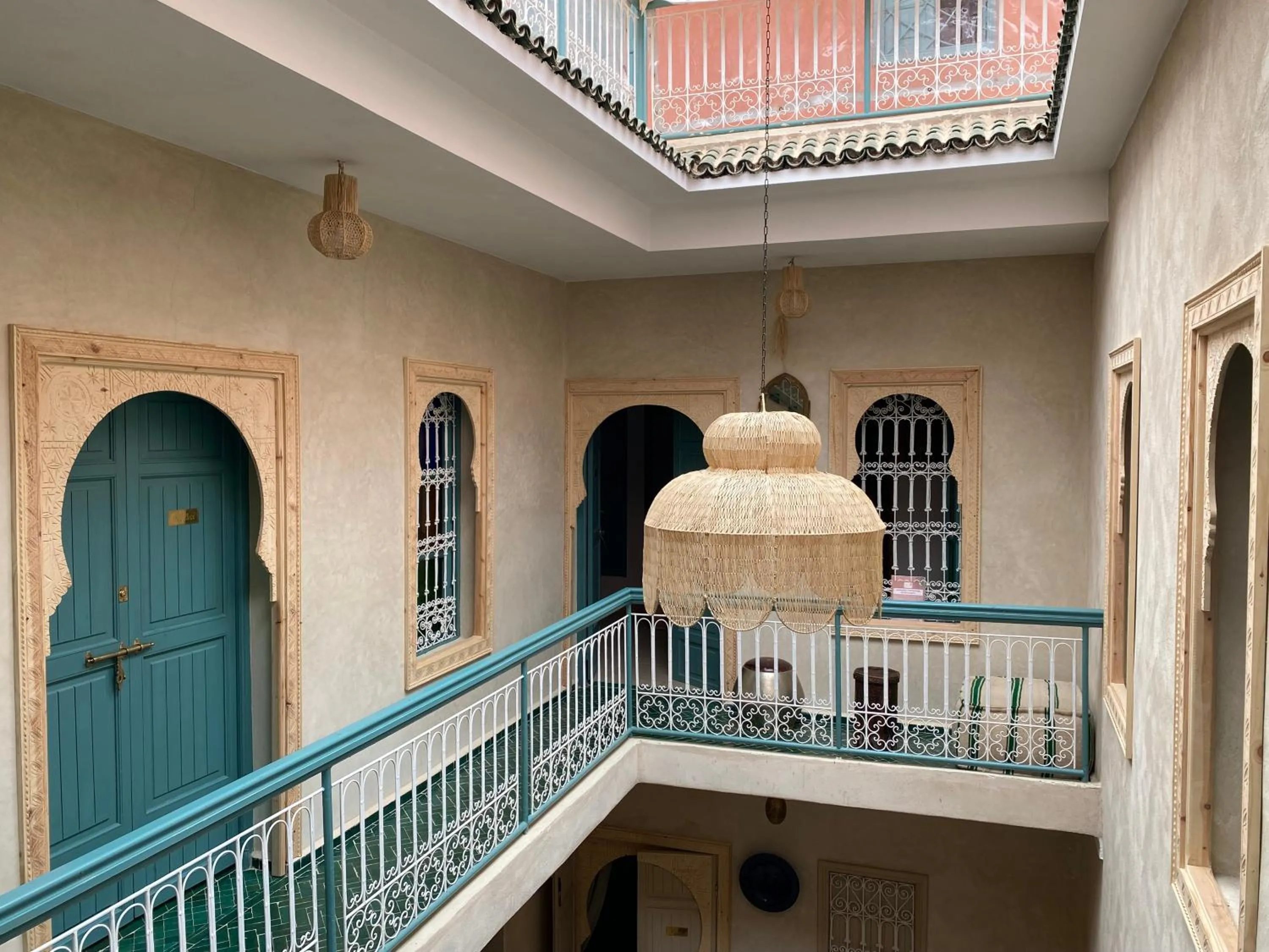 Decorative detail in Riad 7 Saints