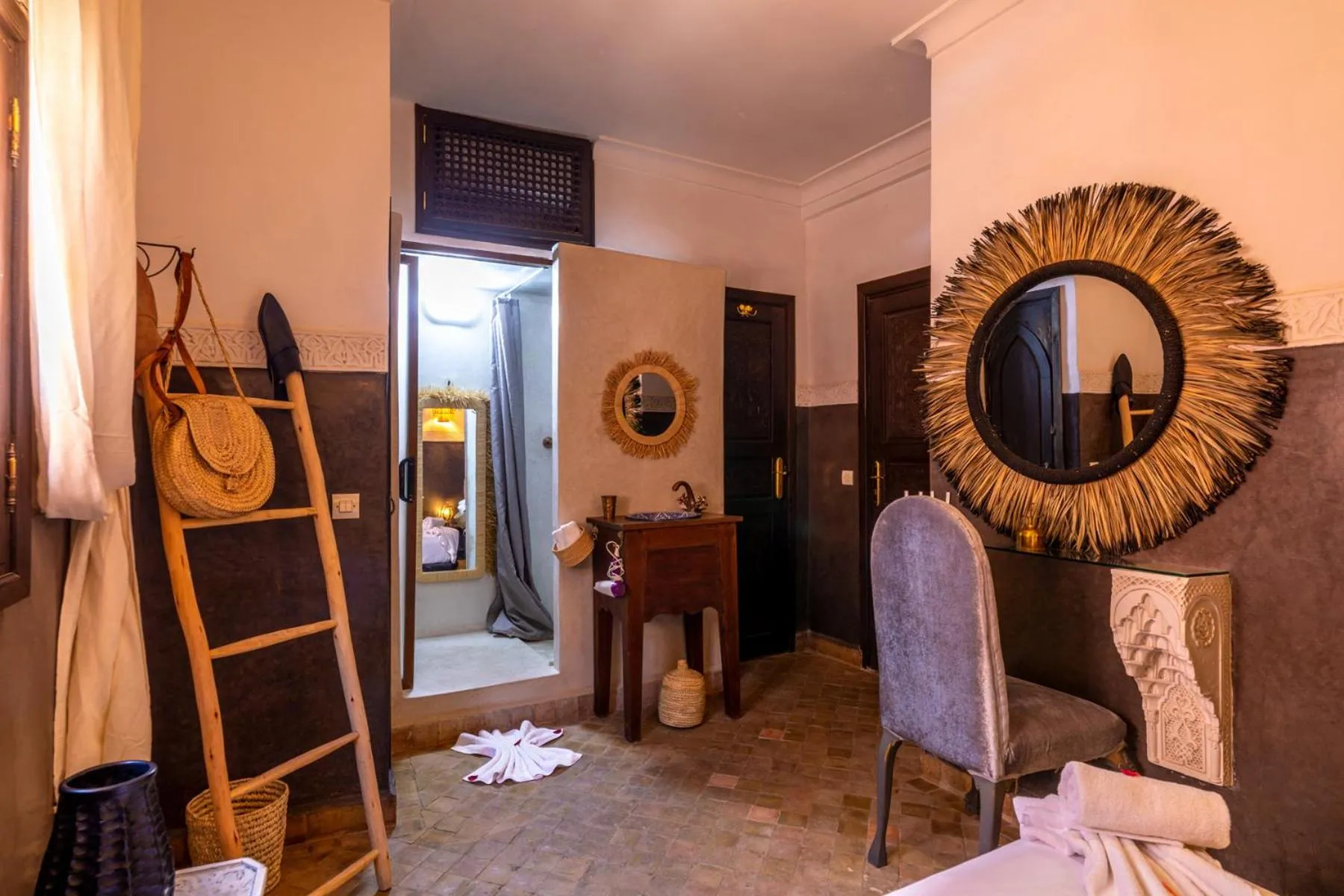 Bathroom in Riad 7 Saints