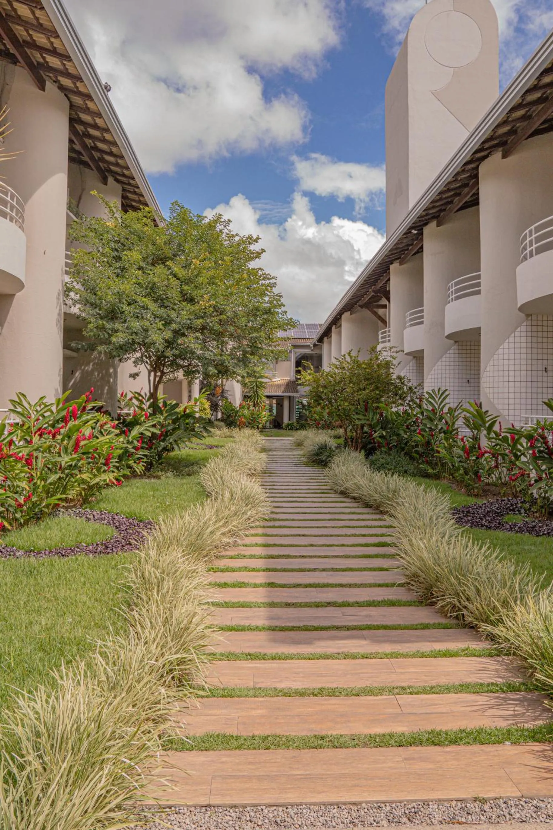 Garden view in Hotel Porto Napolis