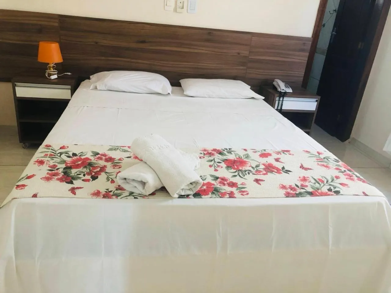 Bed in Hotel Pousada Salvador Paradise