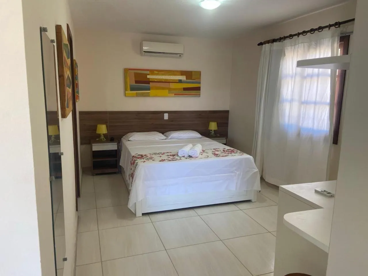 Bed in Hotel Pousada Salvador Paradise