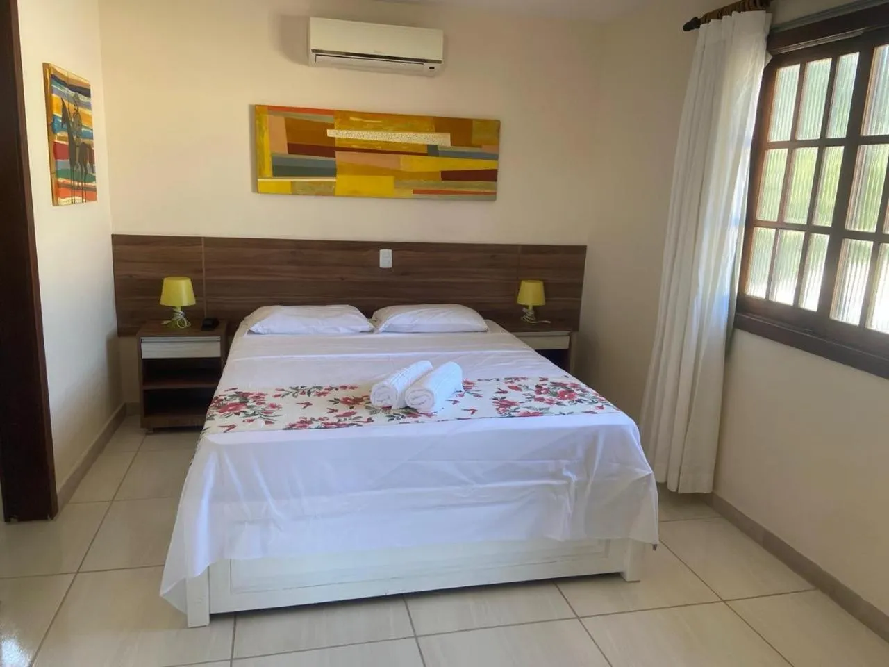 Bed in Hotel Pousada Salvador Paradise