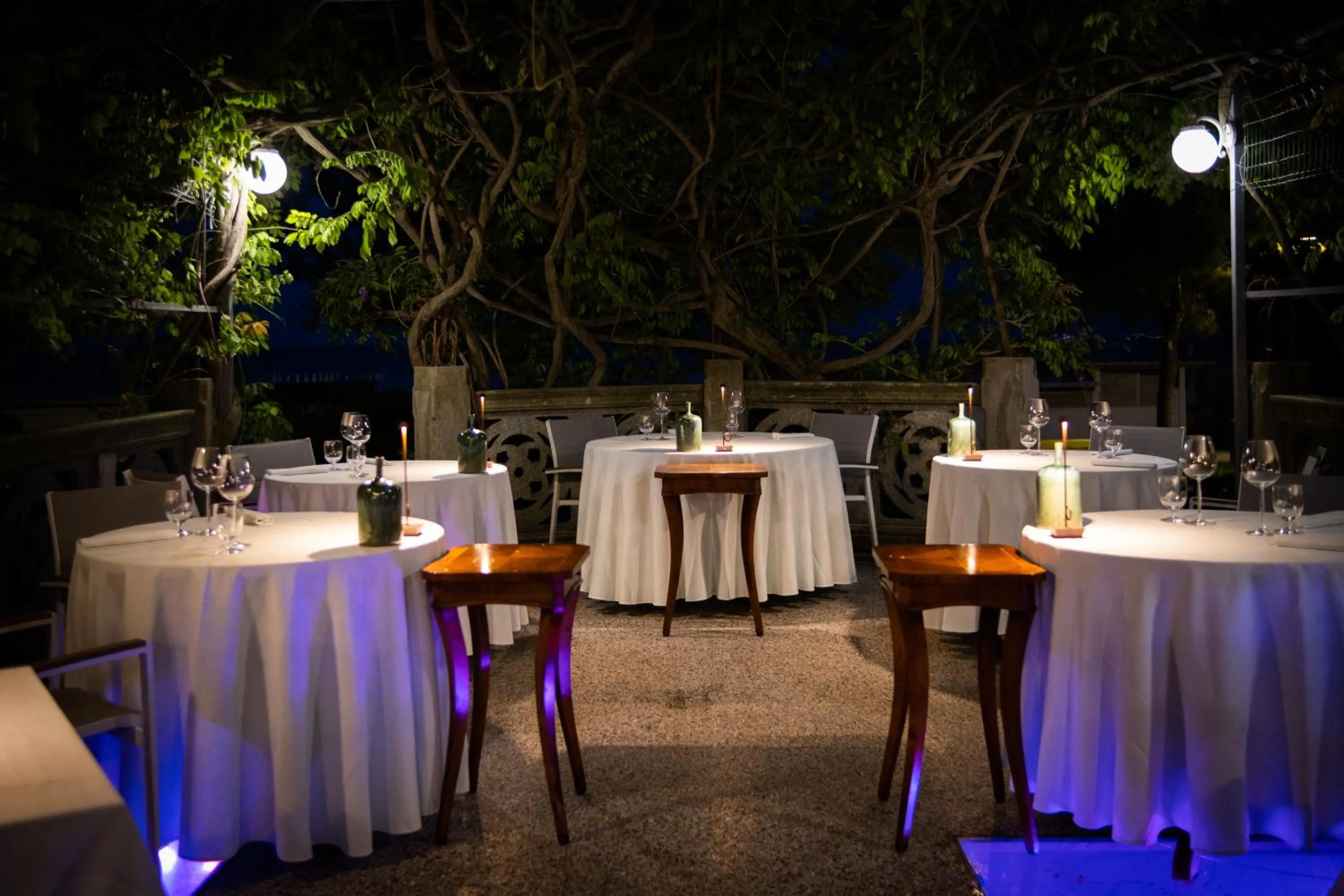 Patio in Grande Albergo Marin