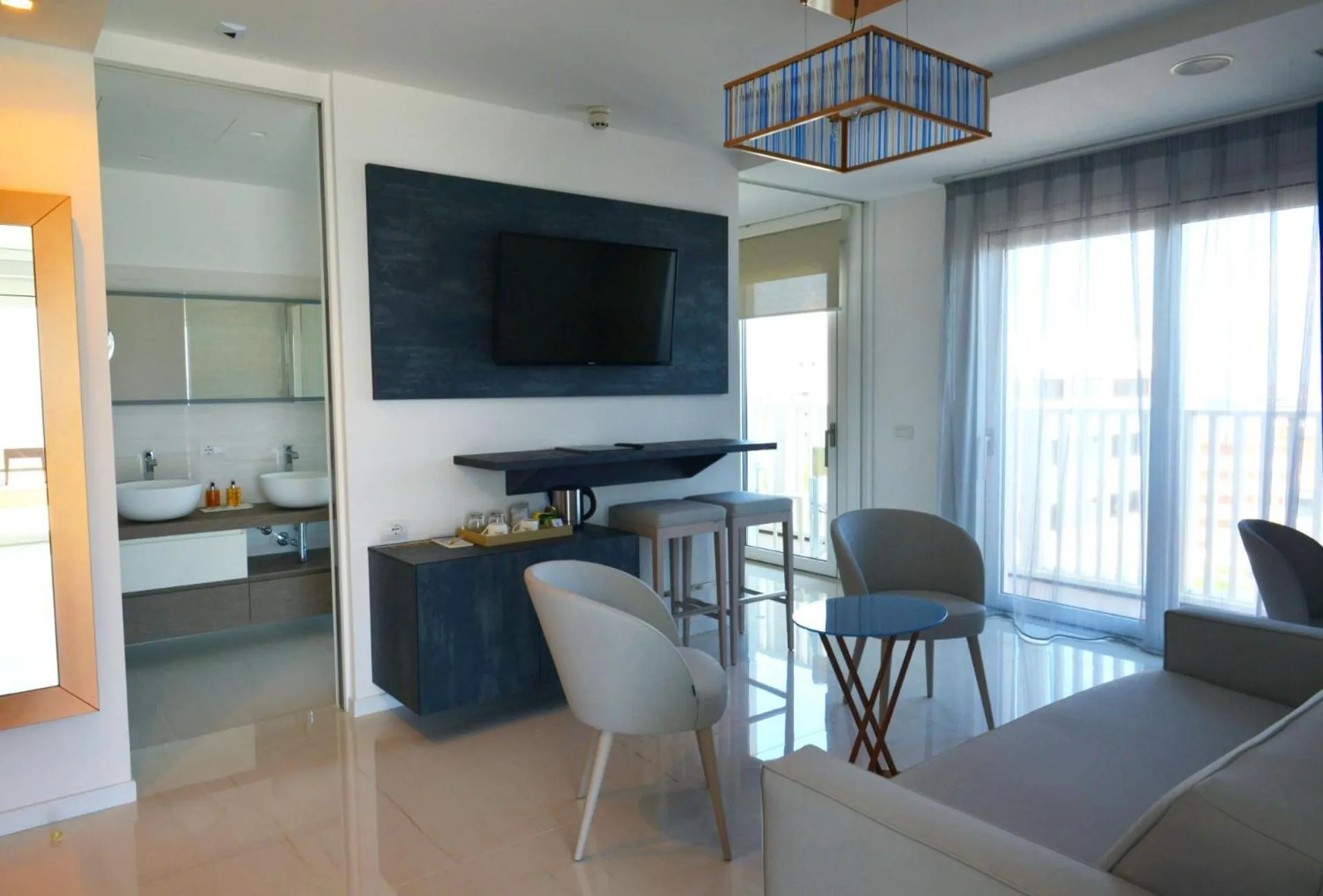 Living room in Grande Albergo Marin