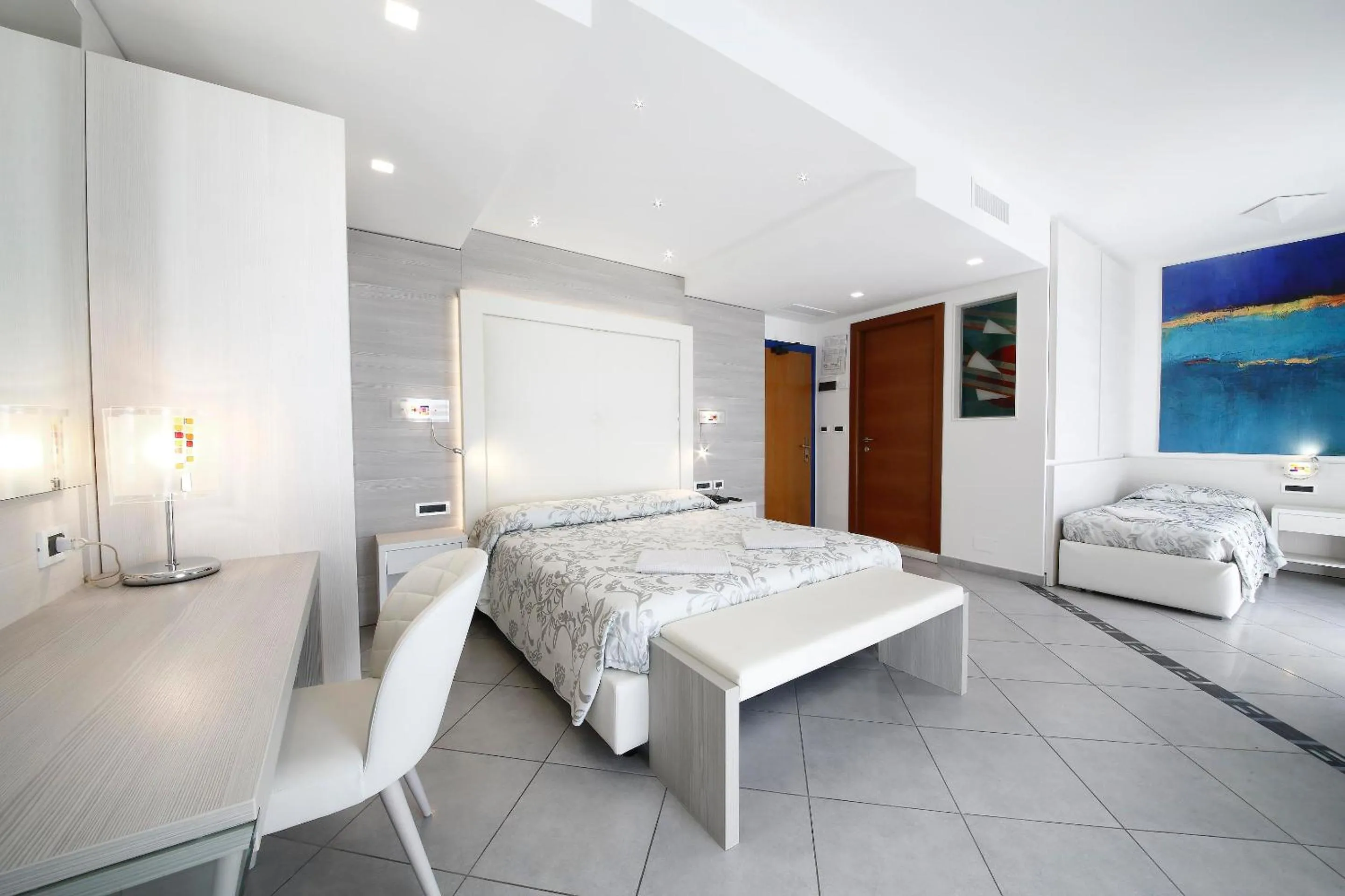 Bedroom, Bed in Grande Albergo Marin