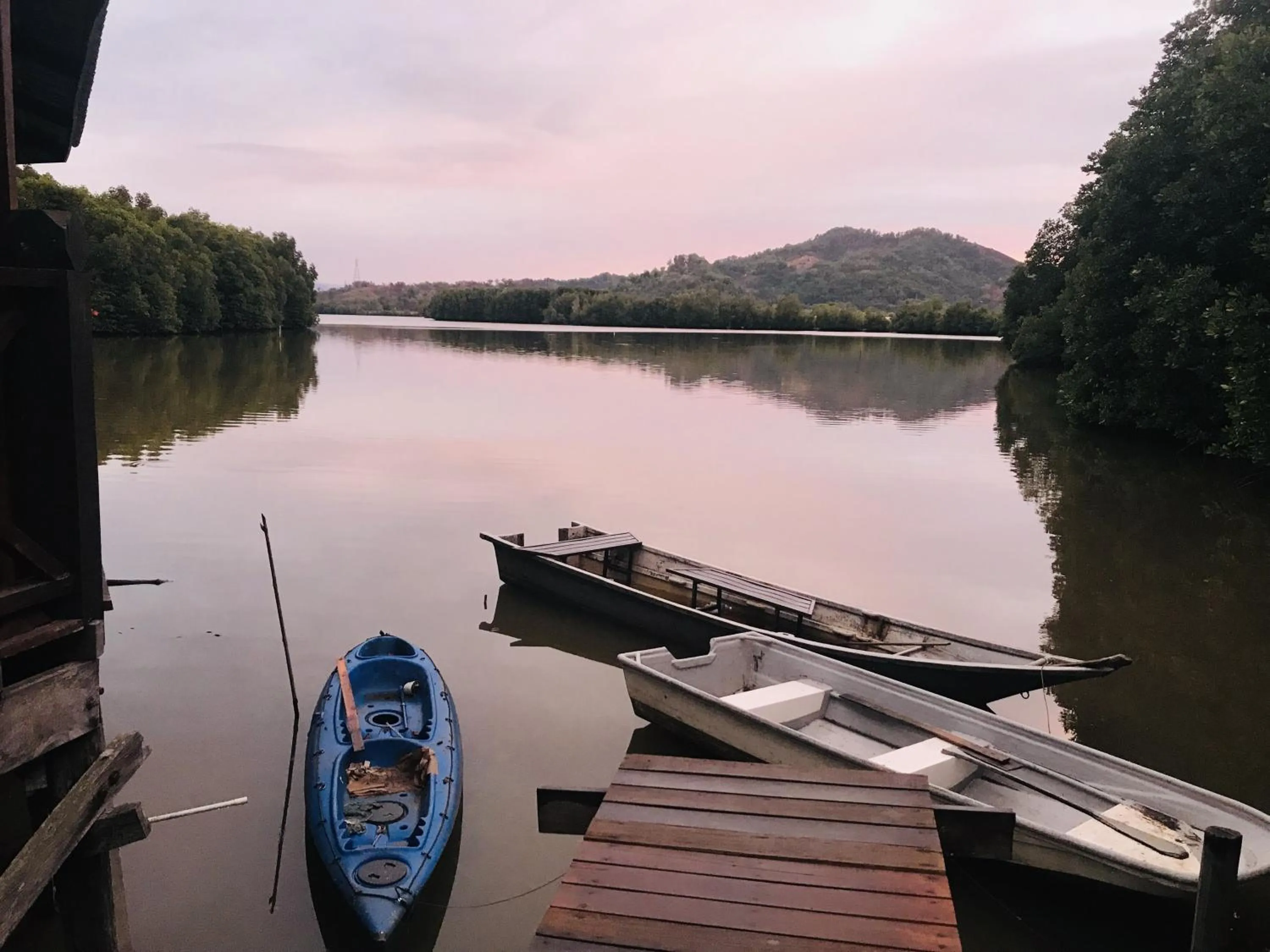 Sea view in Gayang Friendly Water House Homestay