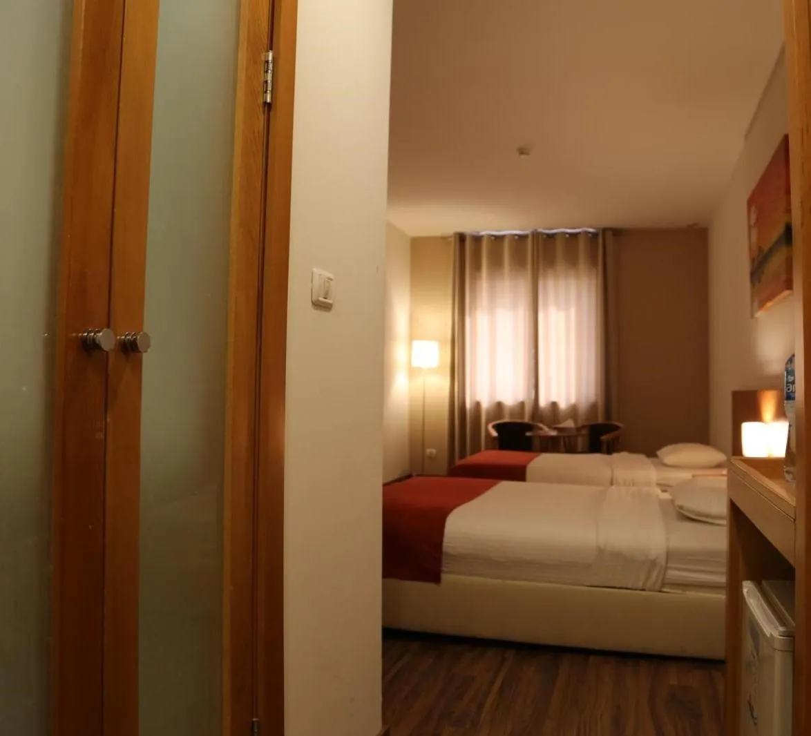 Bed in Caesar Hotel Ramallah