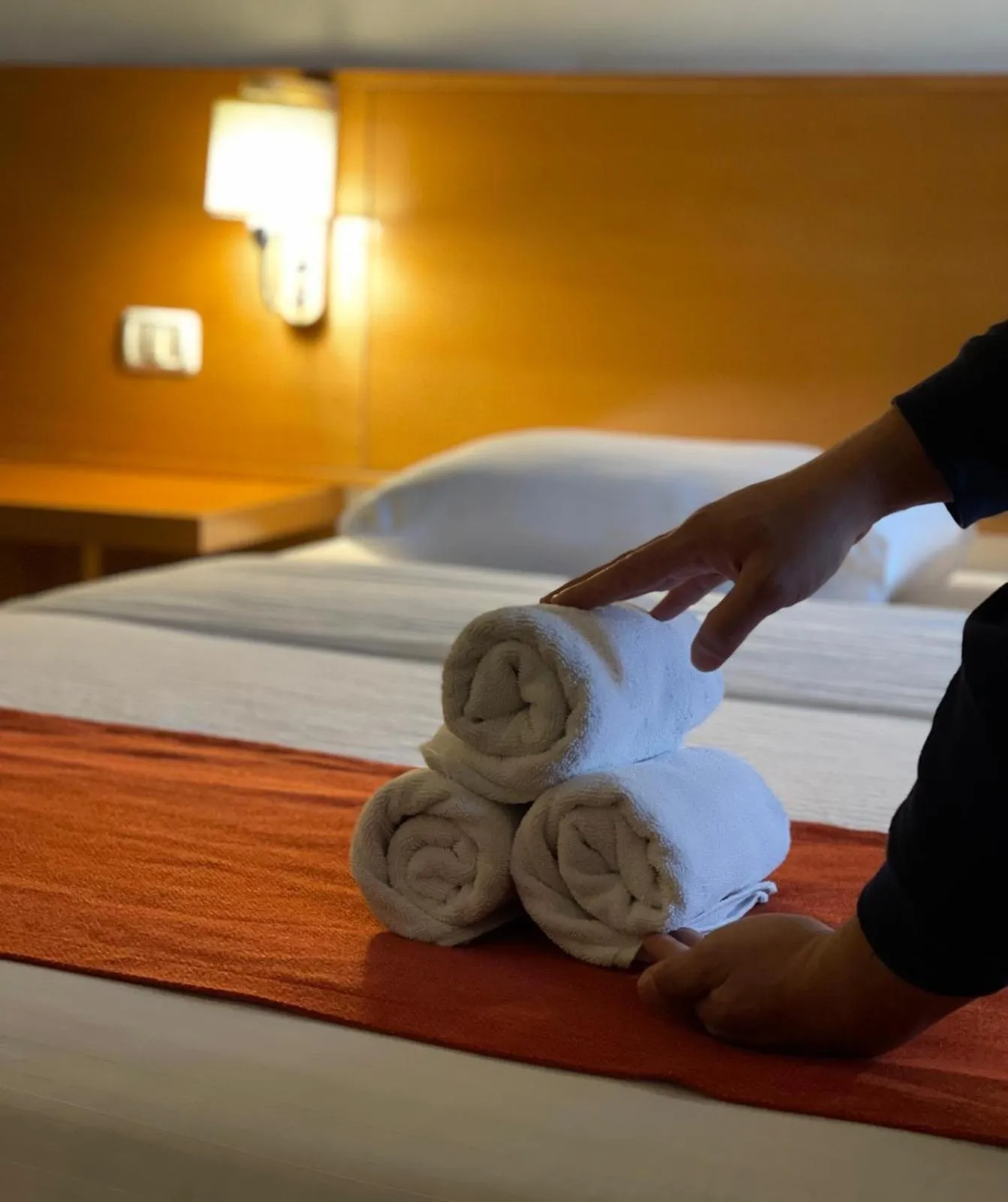 Bed in Caesar Hotel Ramallah