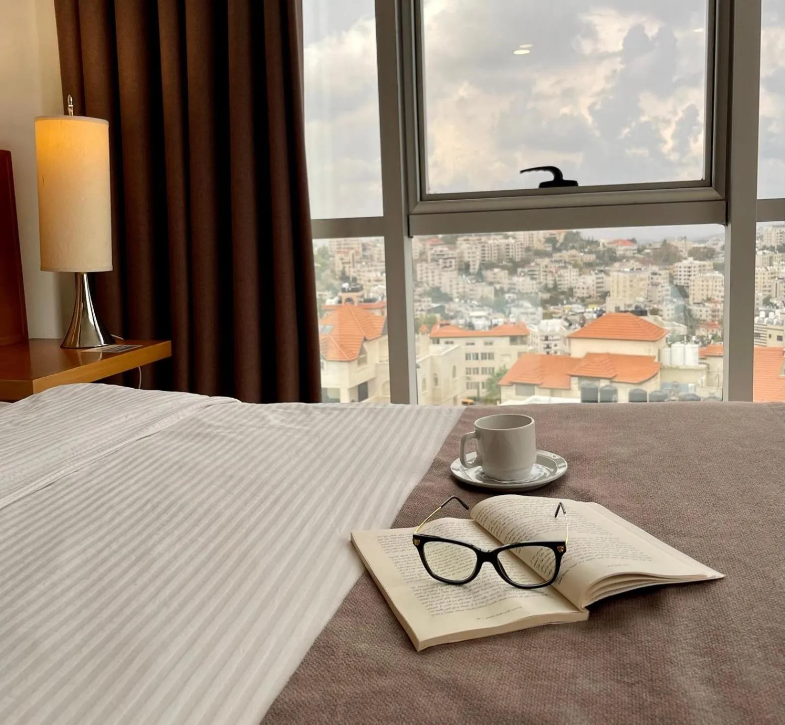 Bed in Caesar Hotel Ramallah