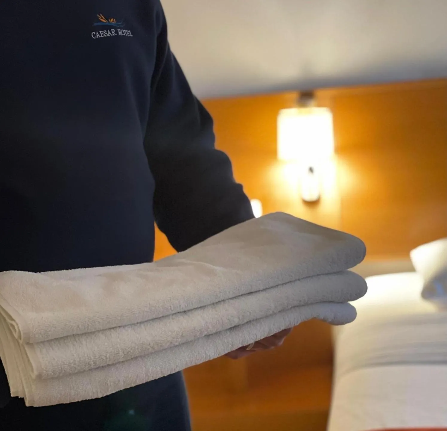 Bed in Caesar Hotel Ramallah