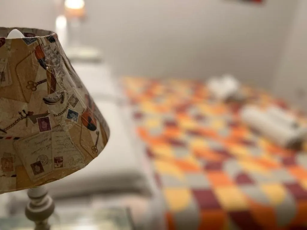 Bed in L'Antica Torre Caralis Holiday