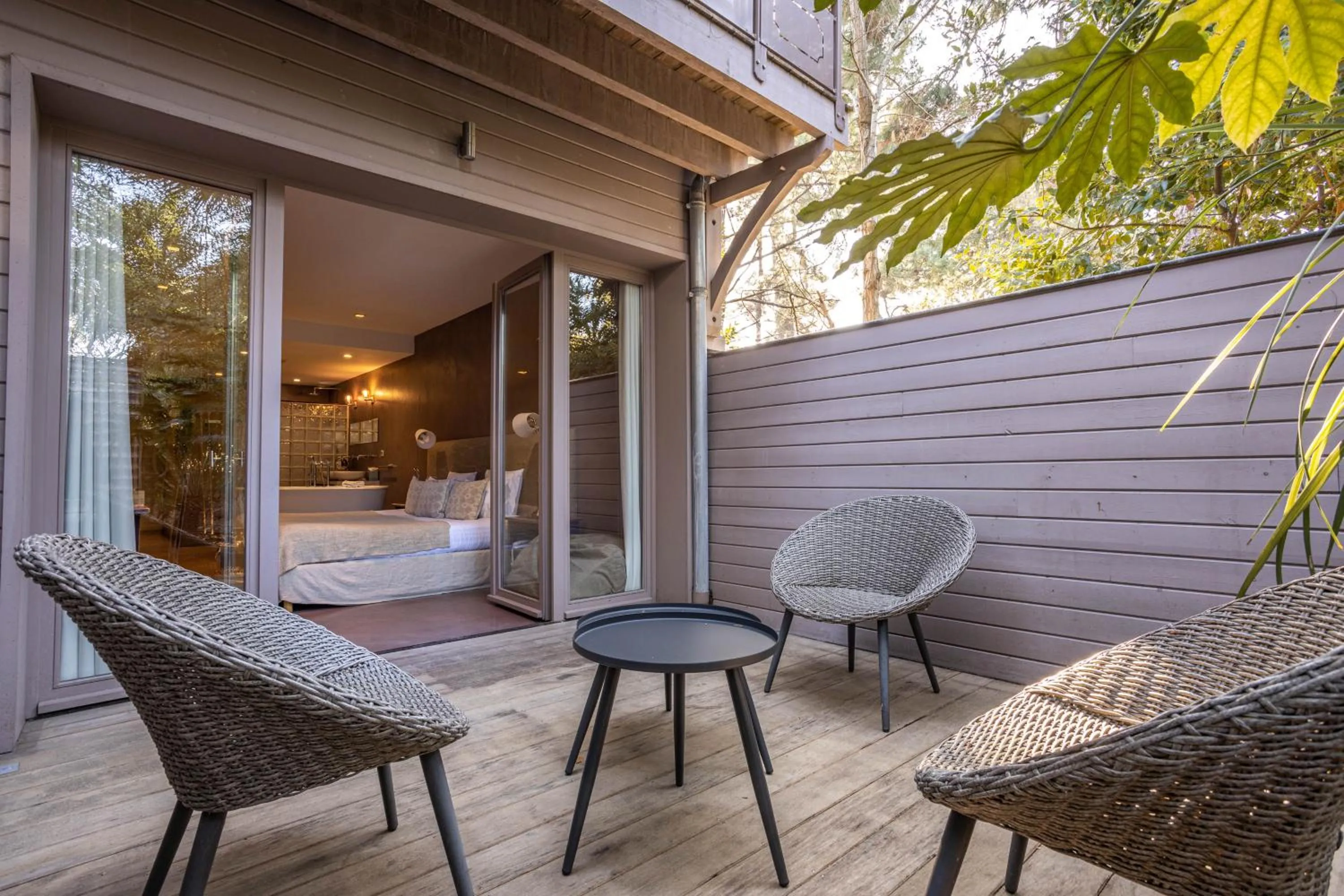 Balcony/Terrace in Hôtel Côté Sable