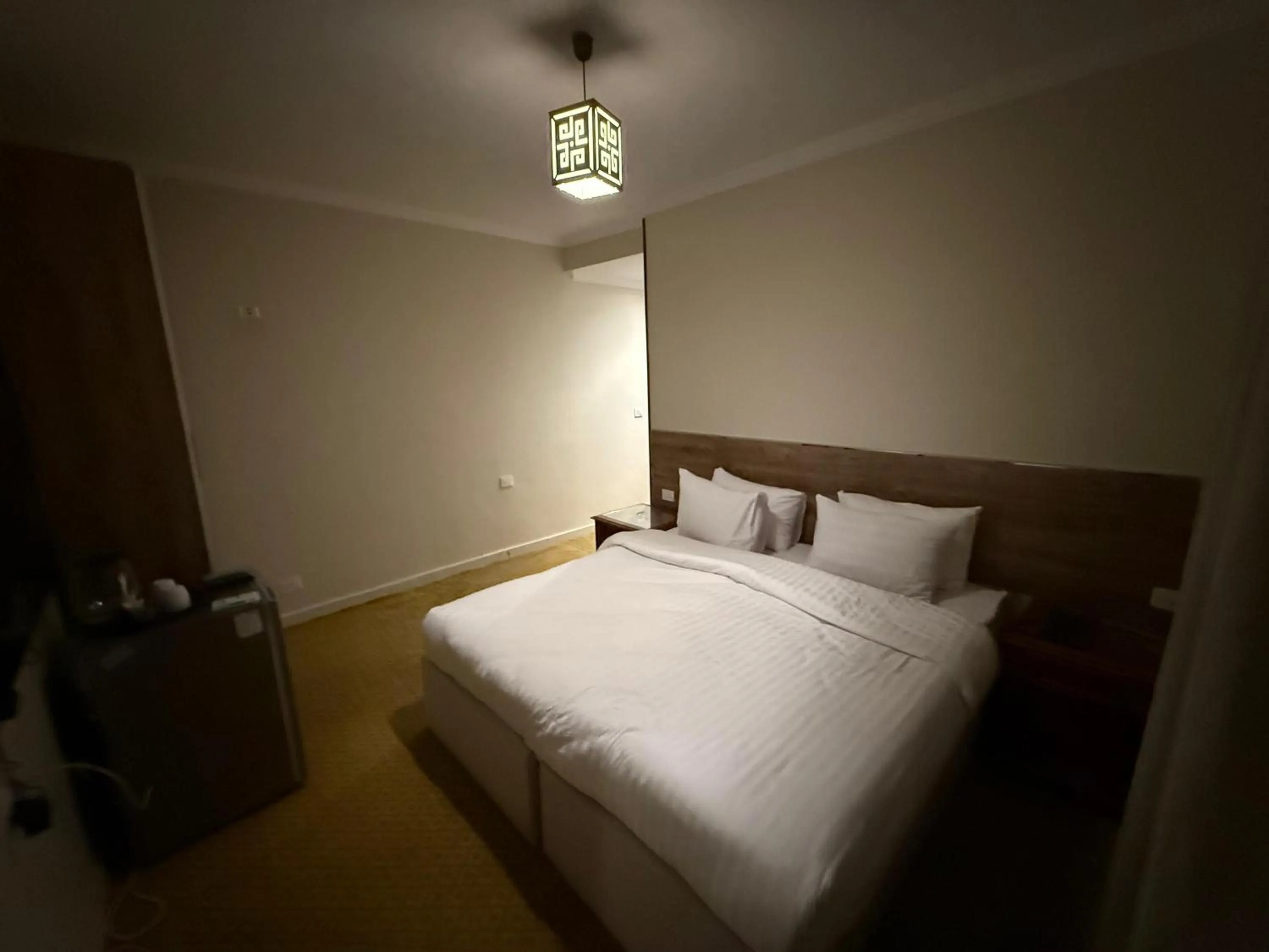 Bed in Eco green pyramids hotel