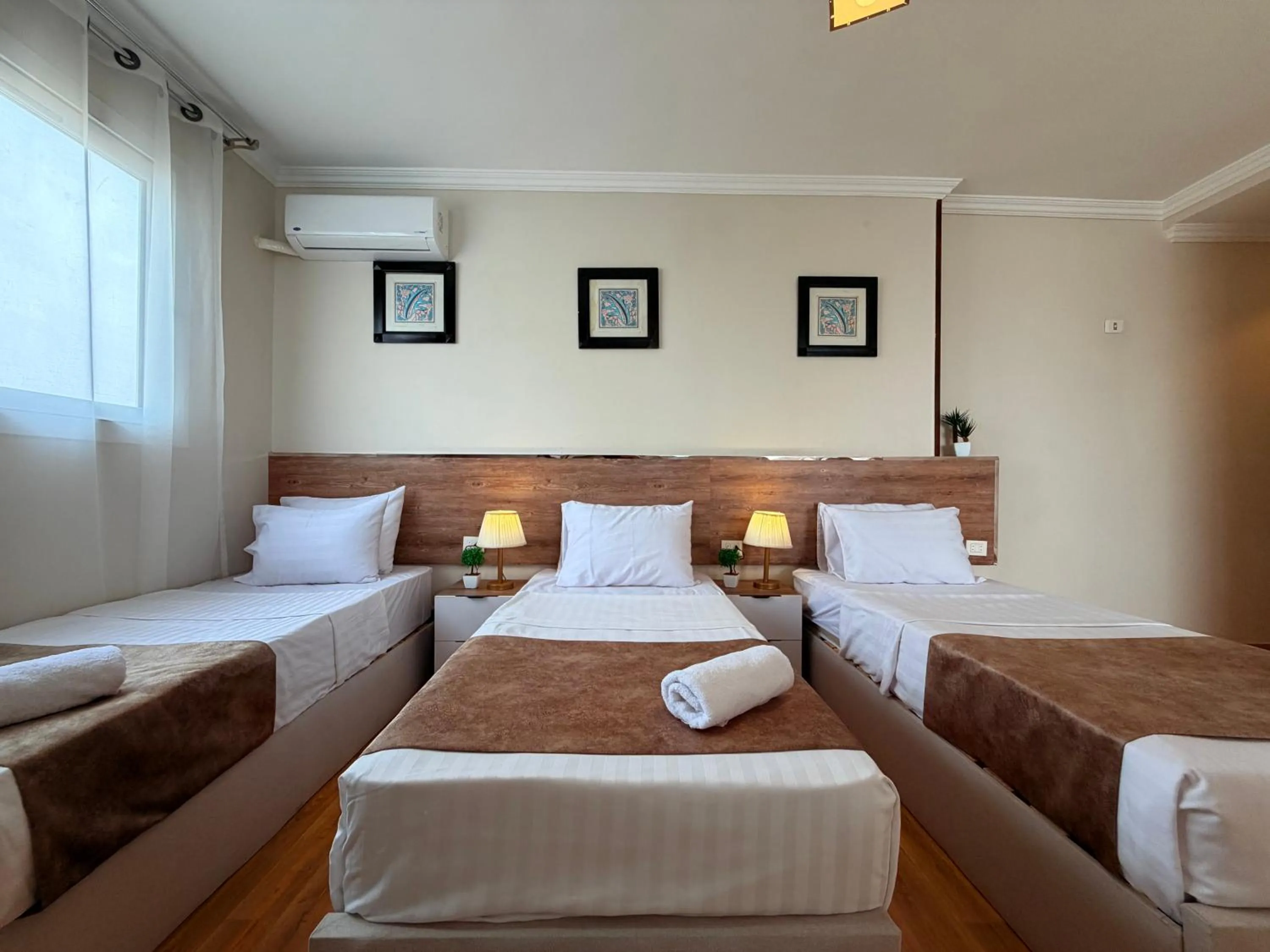 Bedroom, Bed in Eco green pyramids hotel