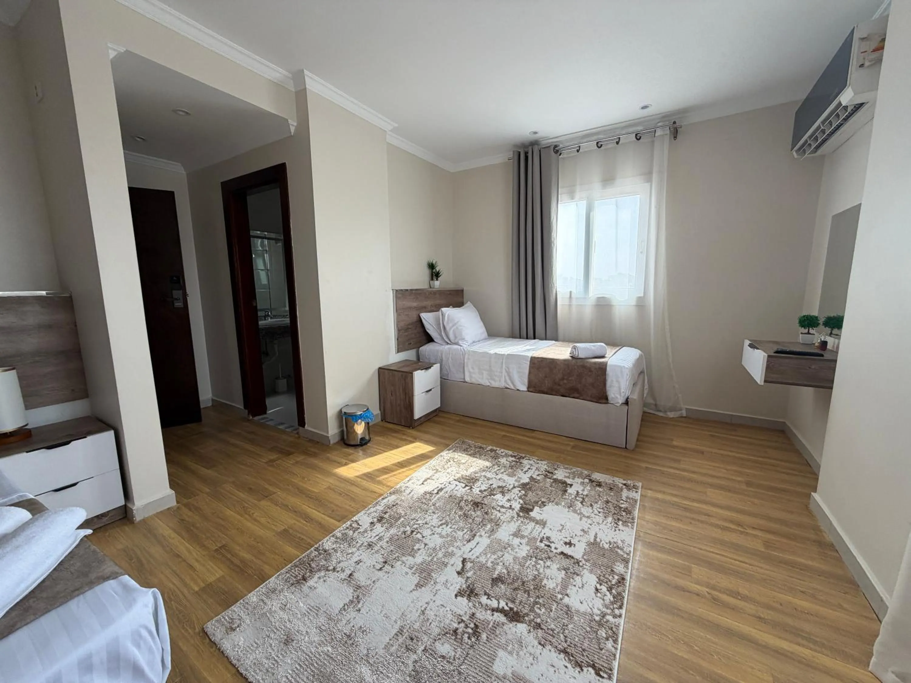 Bed in Eco green pyramids hotel