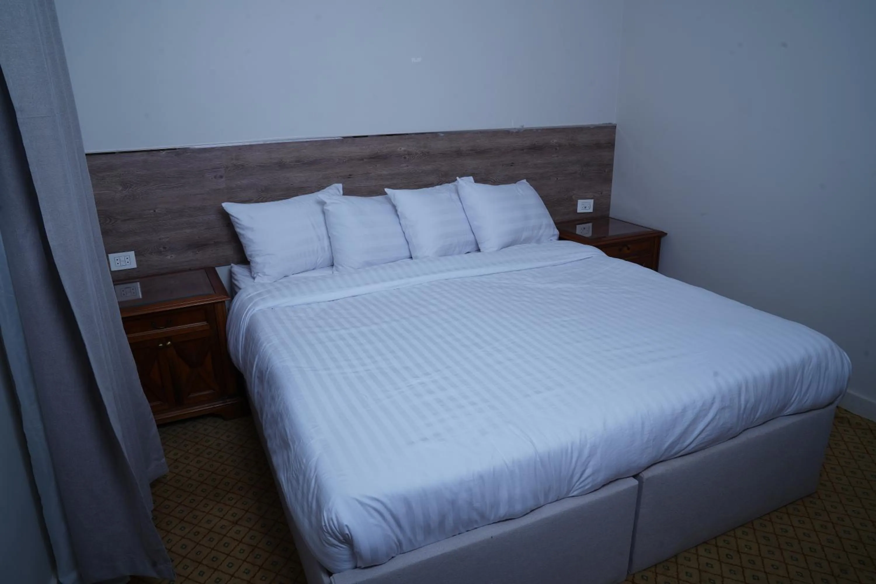 Bed in Eco green pyramids hotel