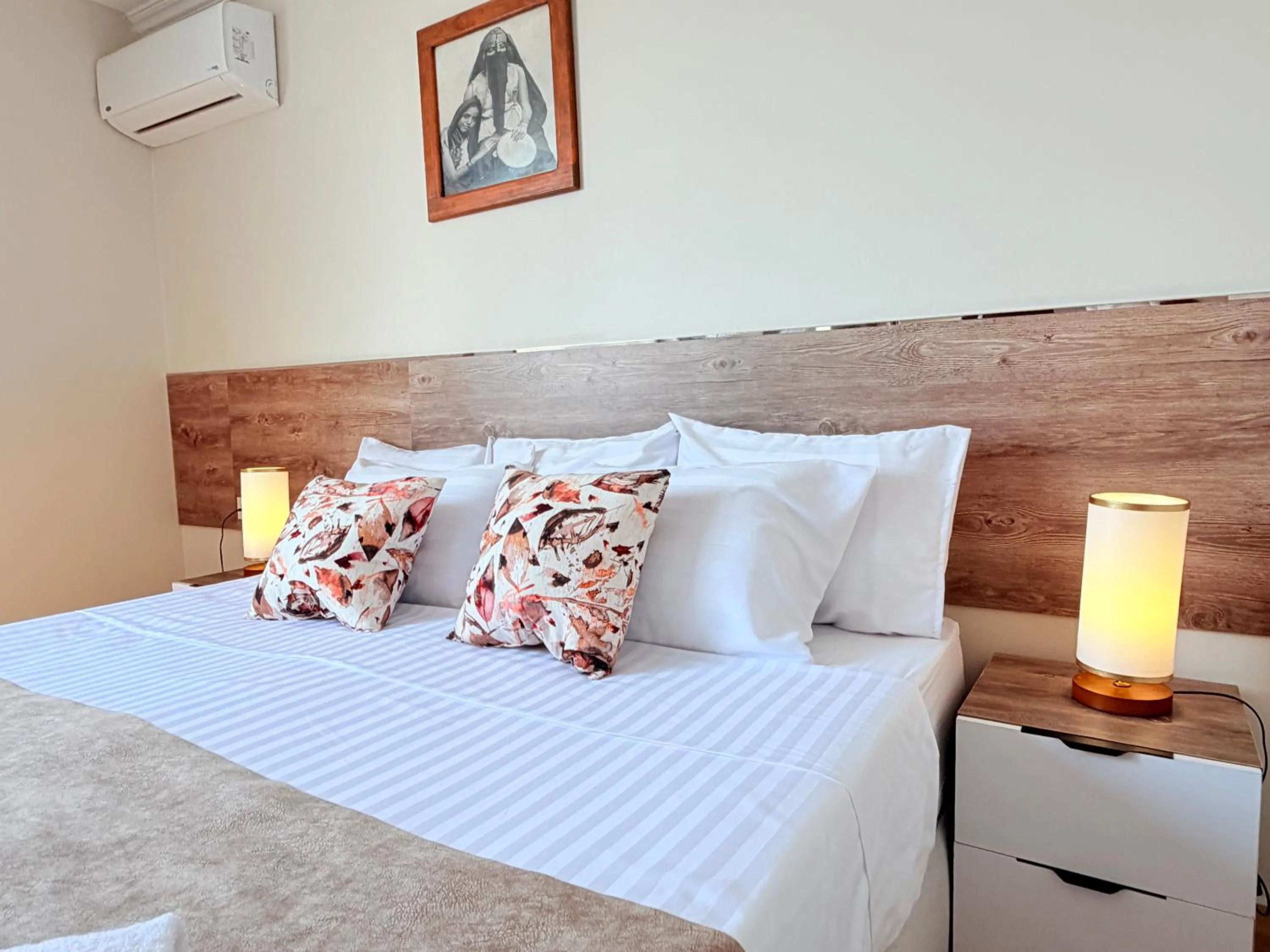 Bed in Eco green pyramids hotel