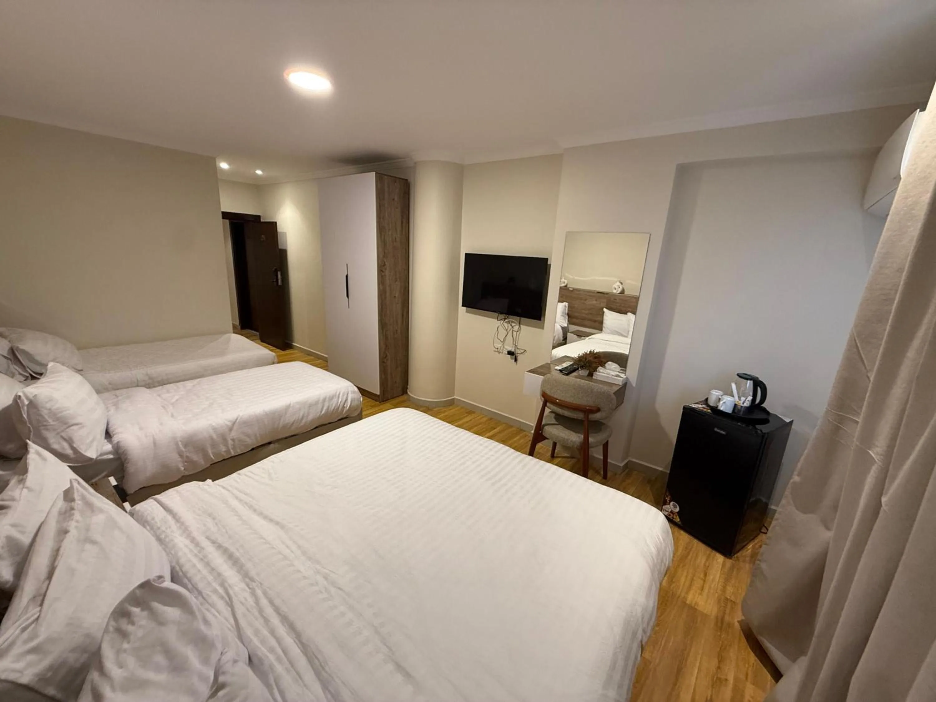 Bed in Eco green pyramids hotel