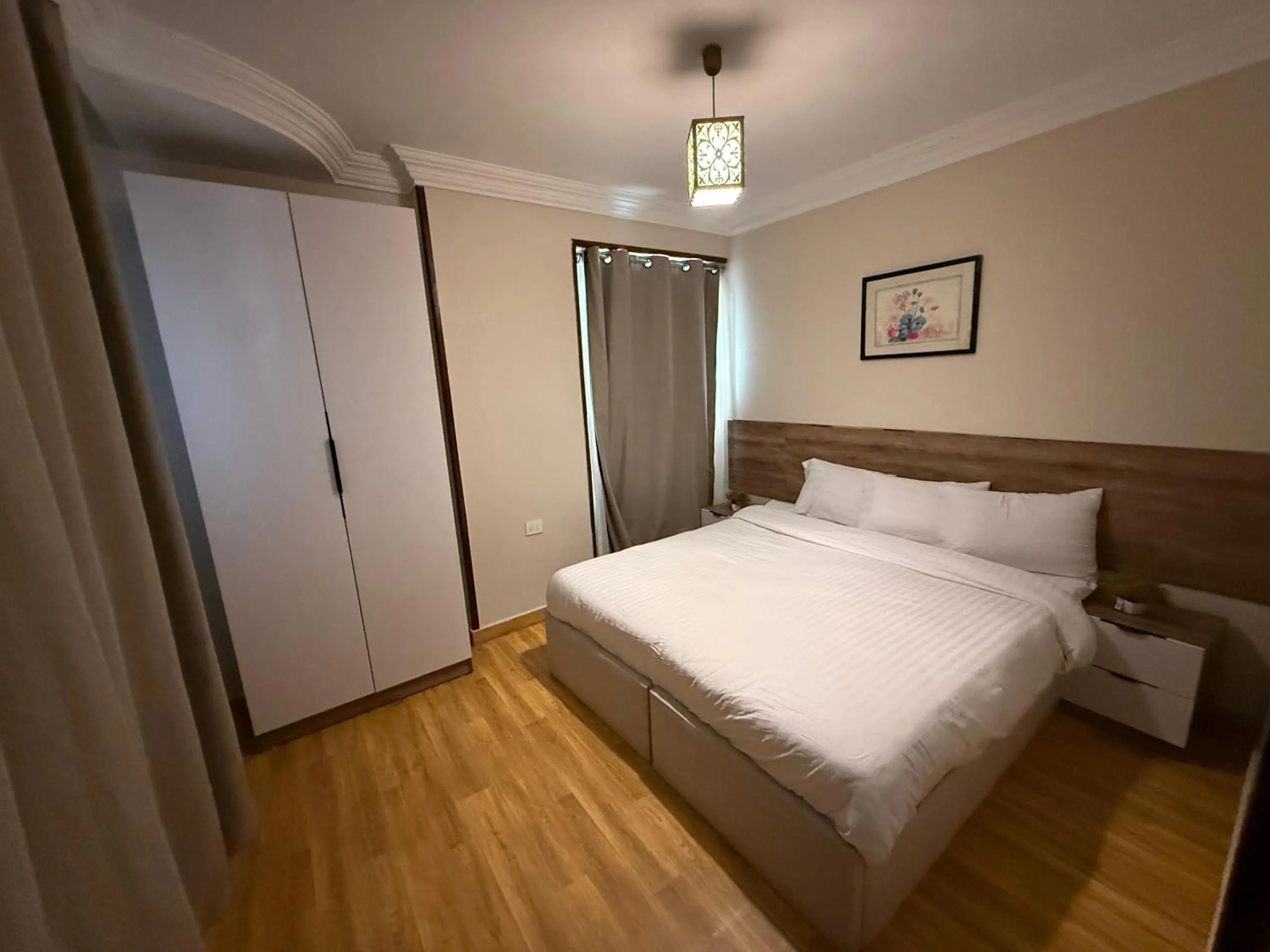 Bed in Eco green pyramids hotel