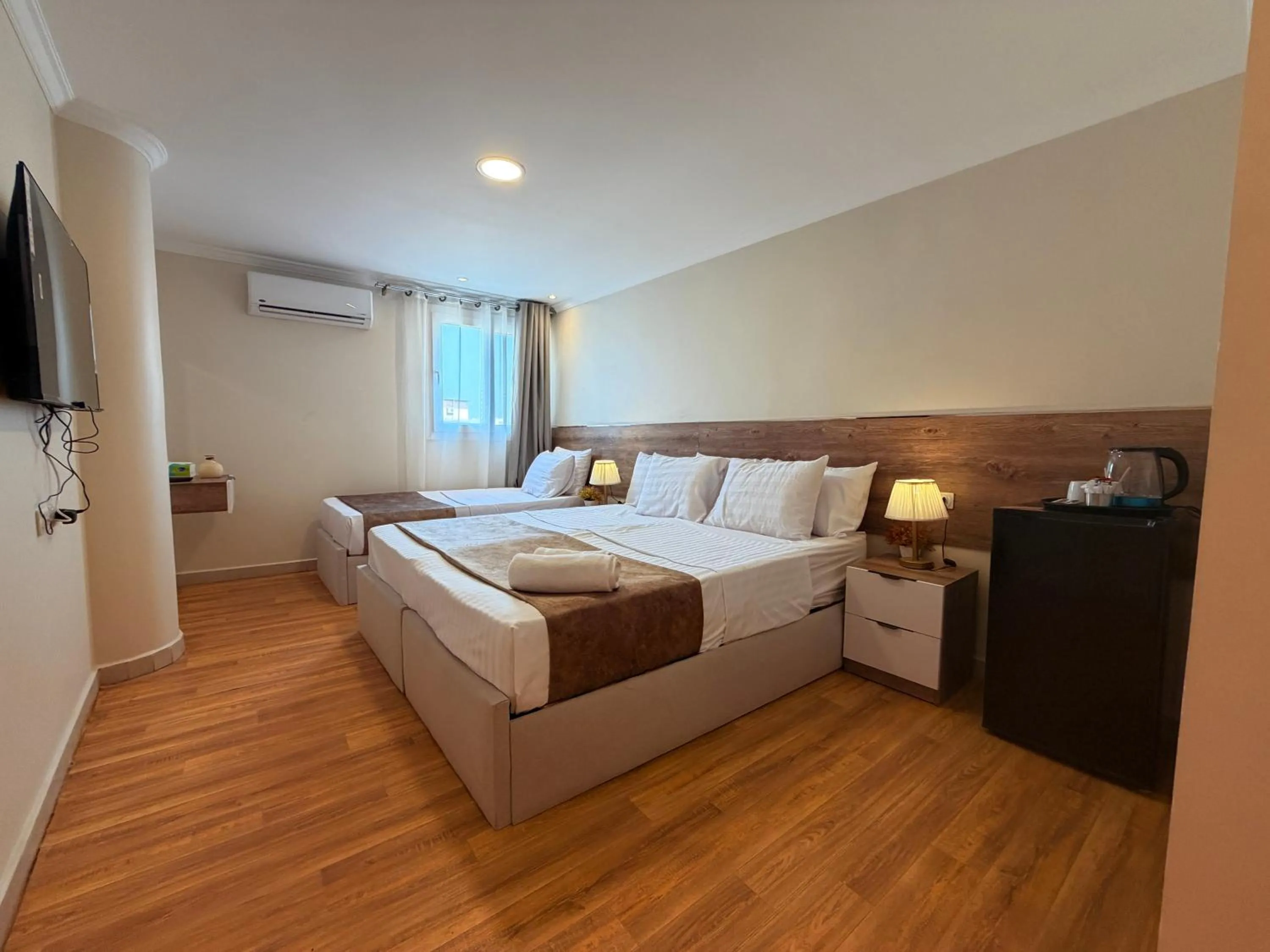 Photo of the whole room, Bed in Eco green pyramids hotel