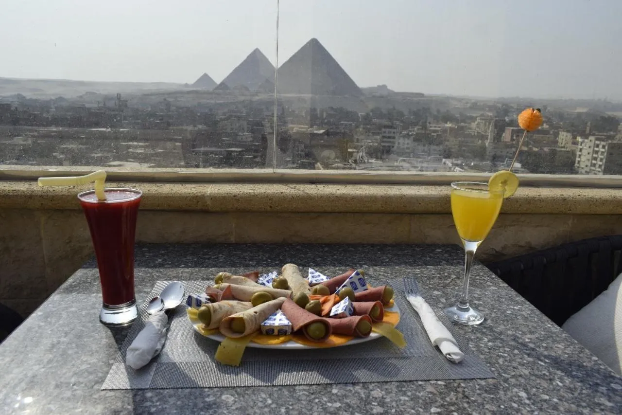 Food and drinks in Eco green pyramids hotel