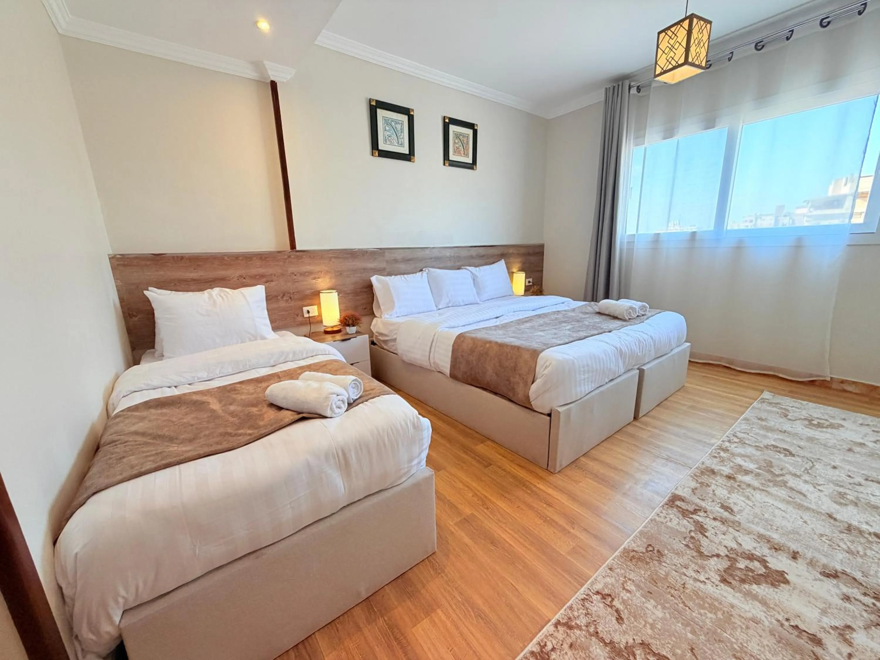 Photo of the whole room, Bed in Eco green pyramids hotel