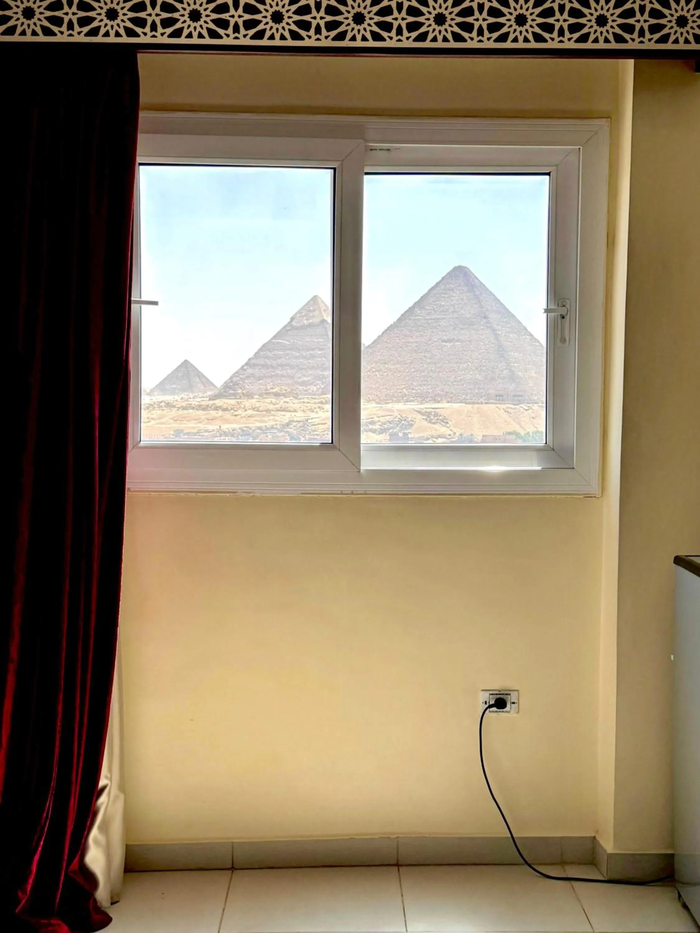 Mountain view in PYRAMIDS TOWER Inn