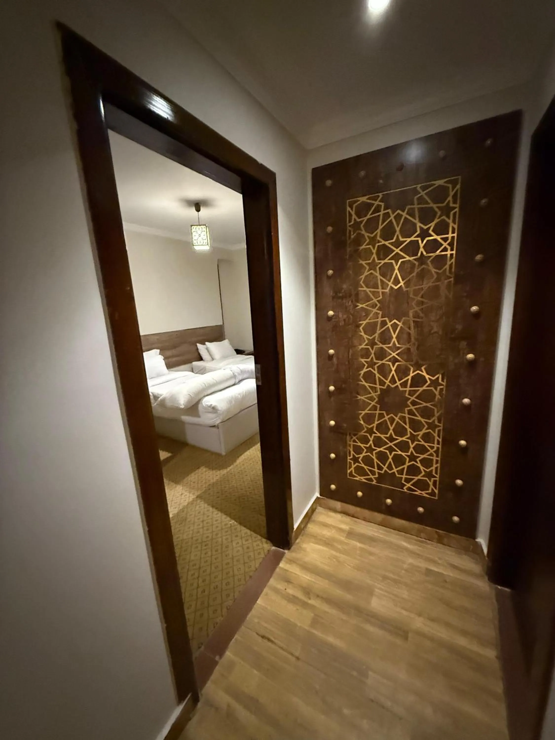 Bed in Eco green pyramids hotel