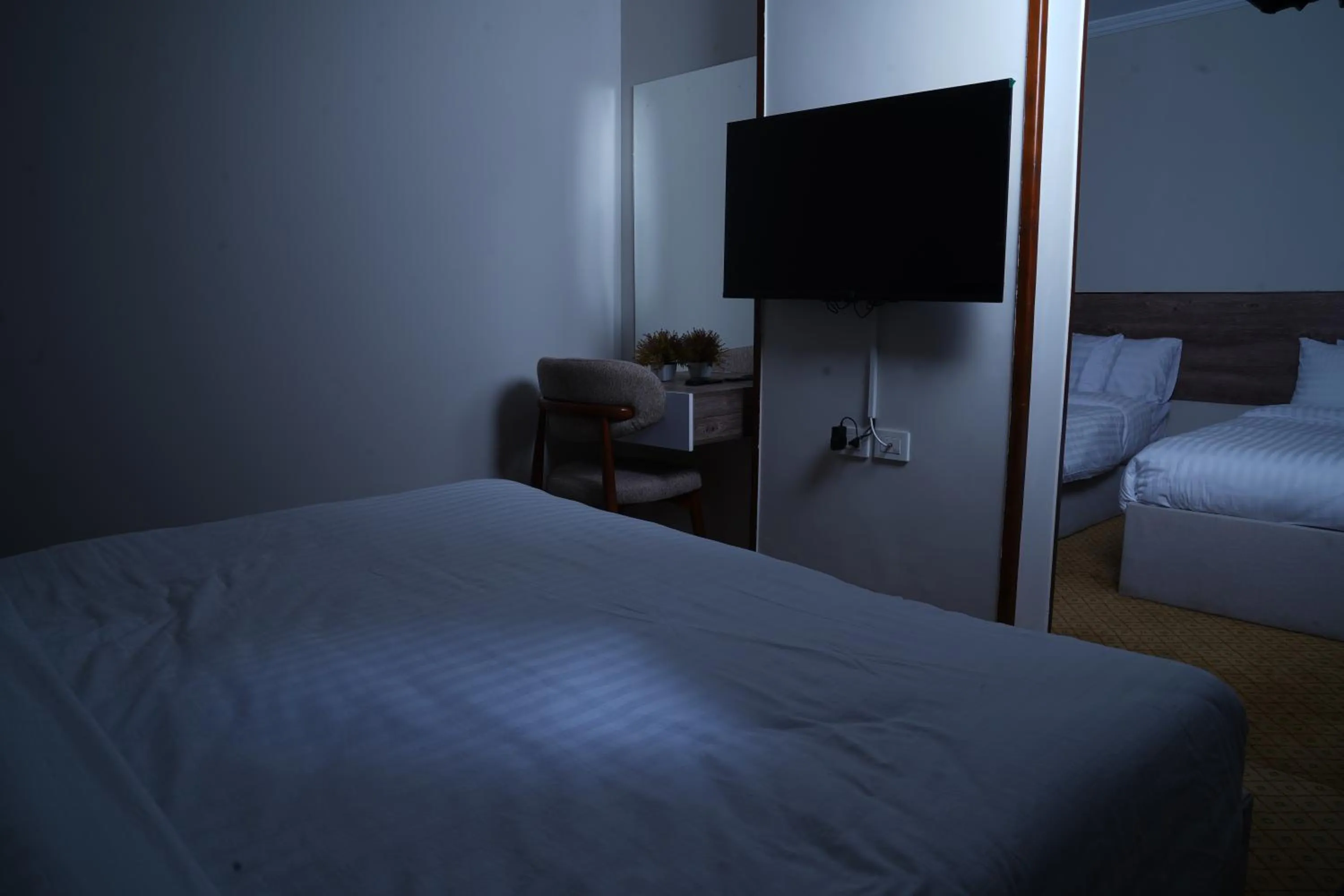 Bed in Eco green pyramids hotel