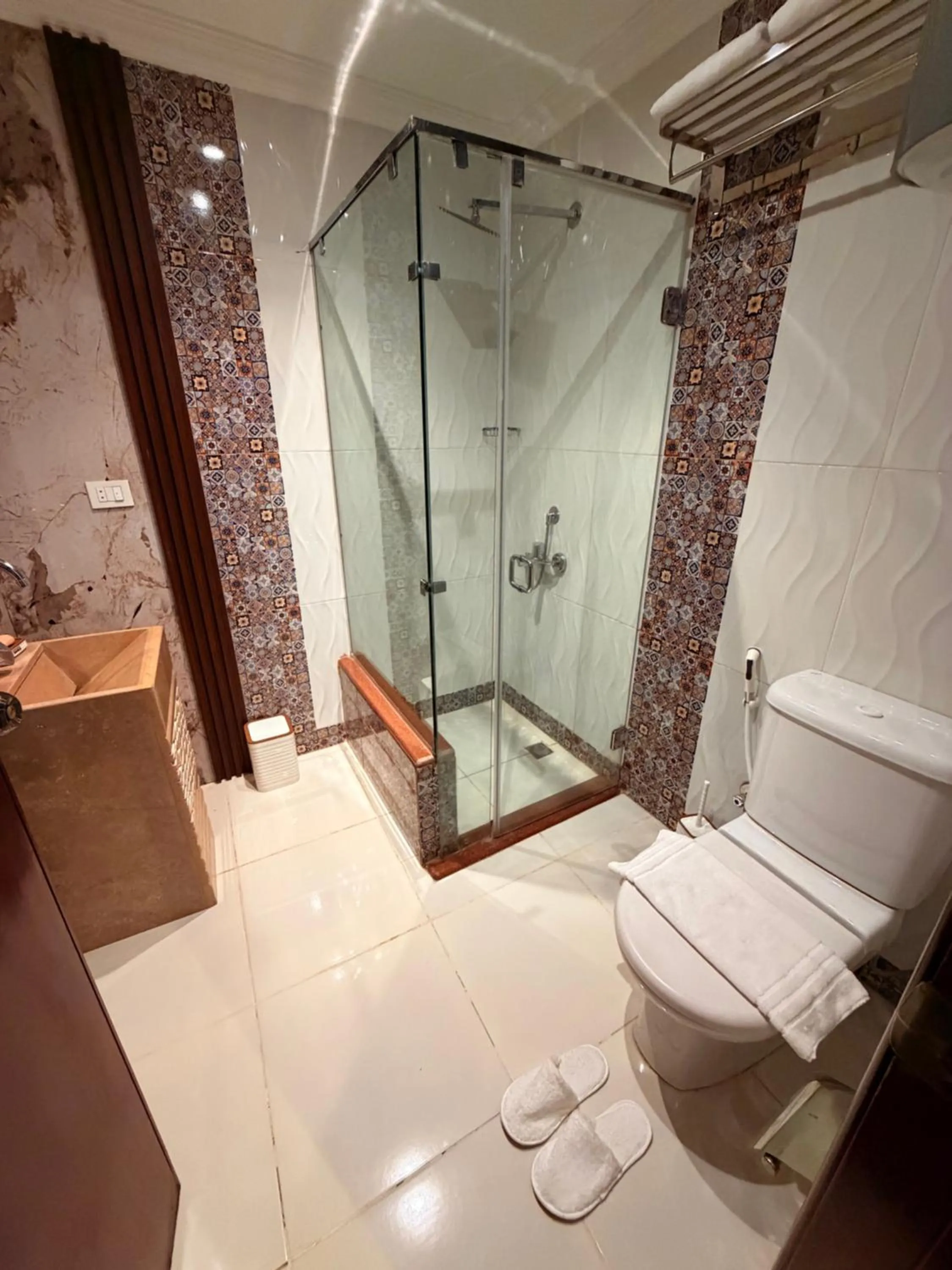 Toilet in Eco green pyramids hotel