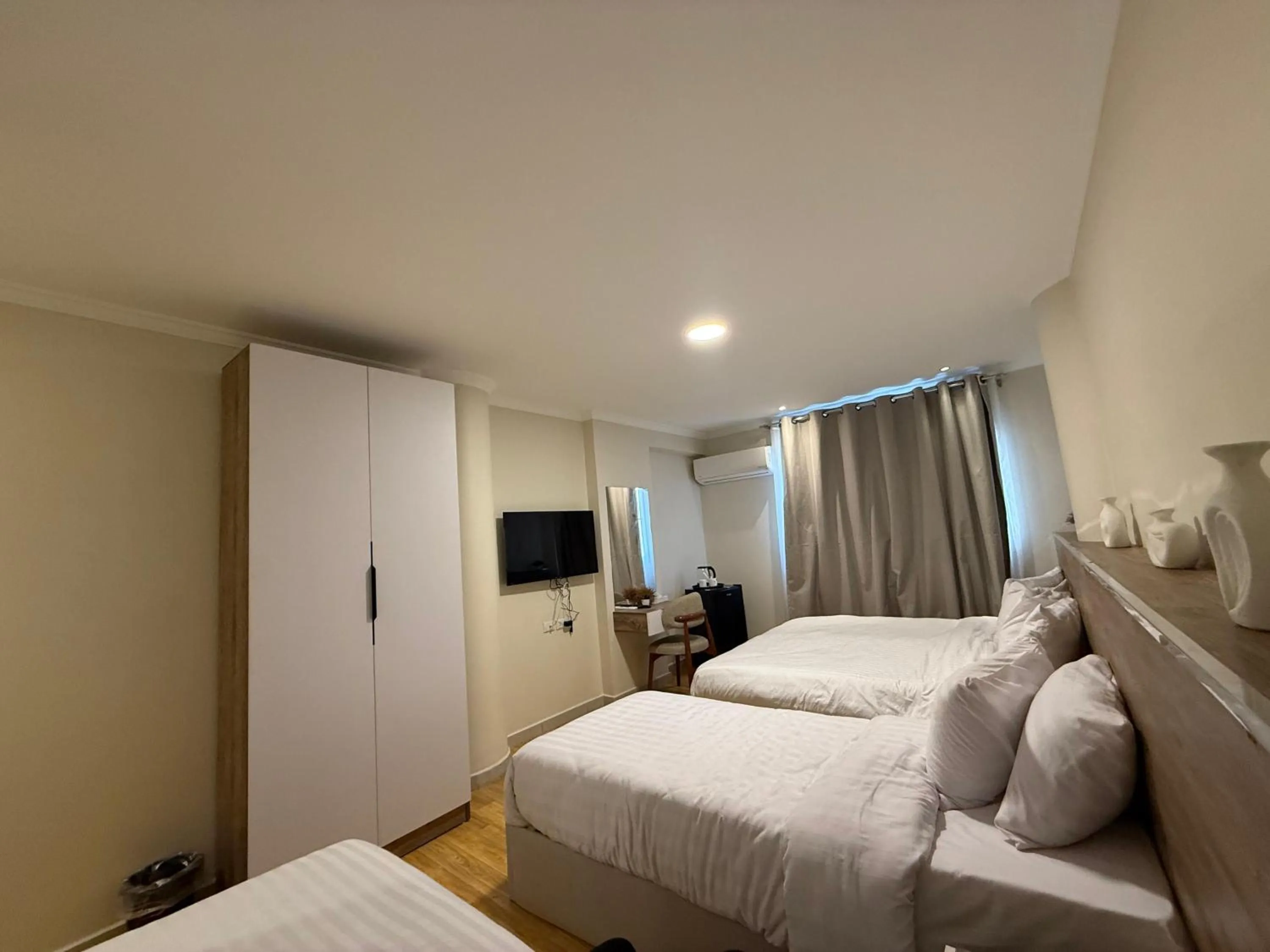 Bed in Eco green pyramids hotel