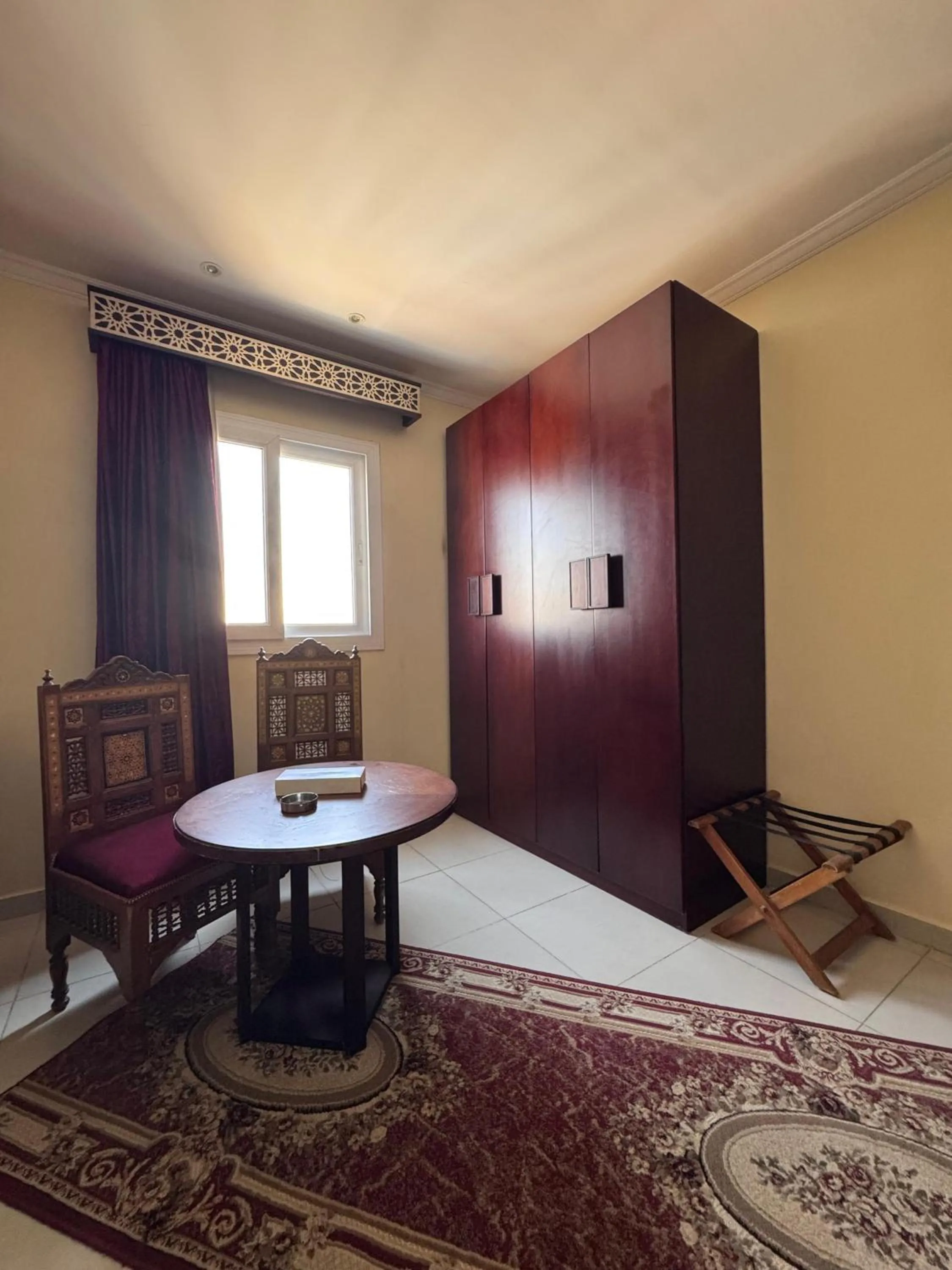 Living room in PYRAMIDS TOWER Inn