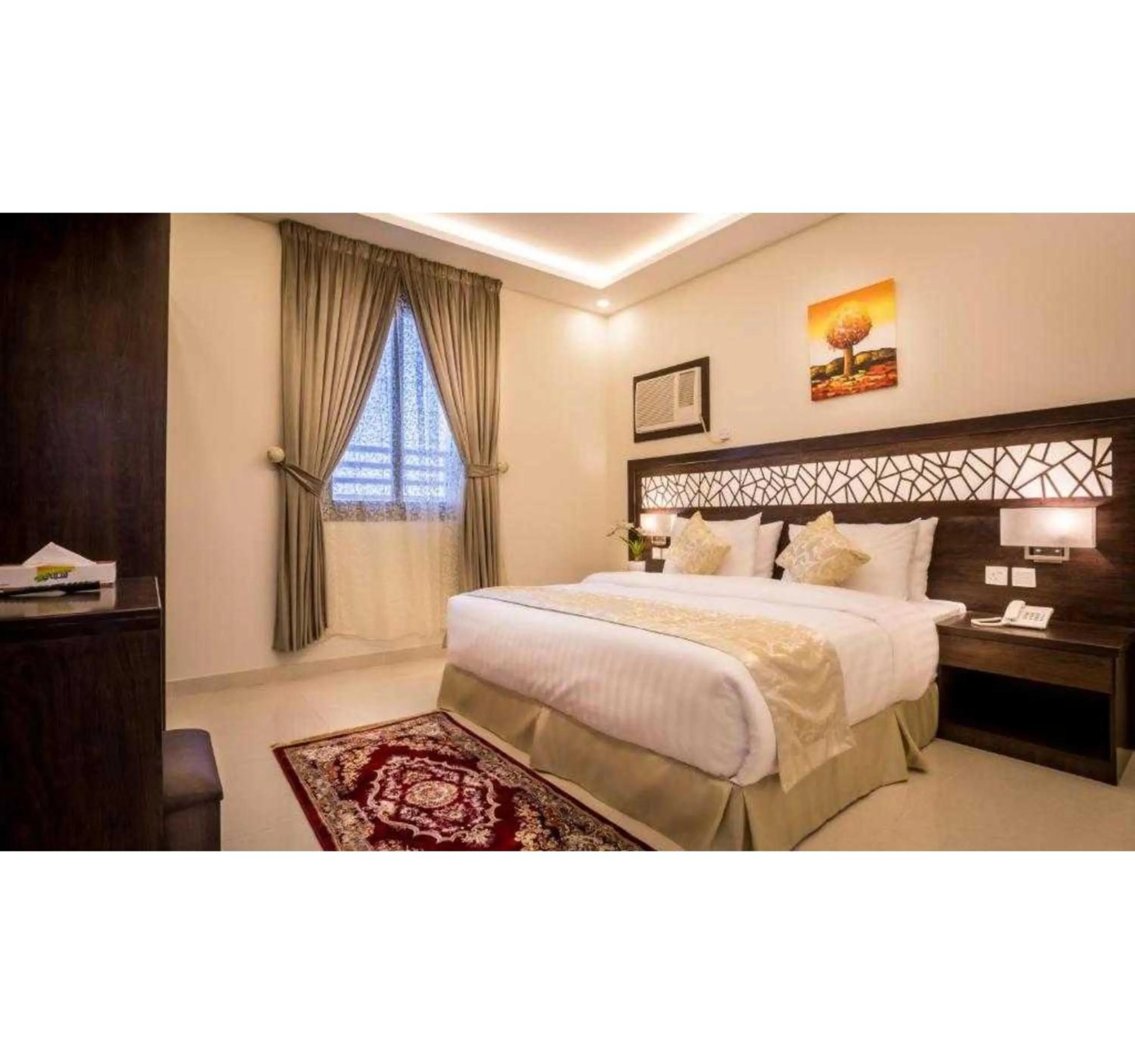 TV and multimedia, Bed in Palette Pearl Suites & Apartments