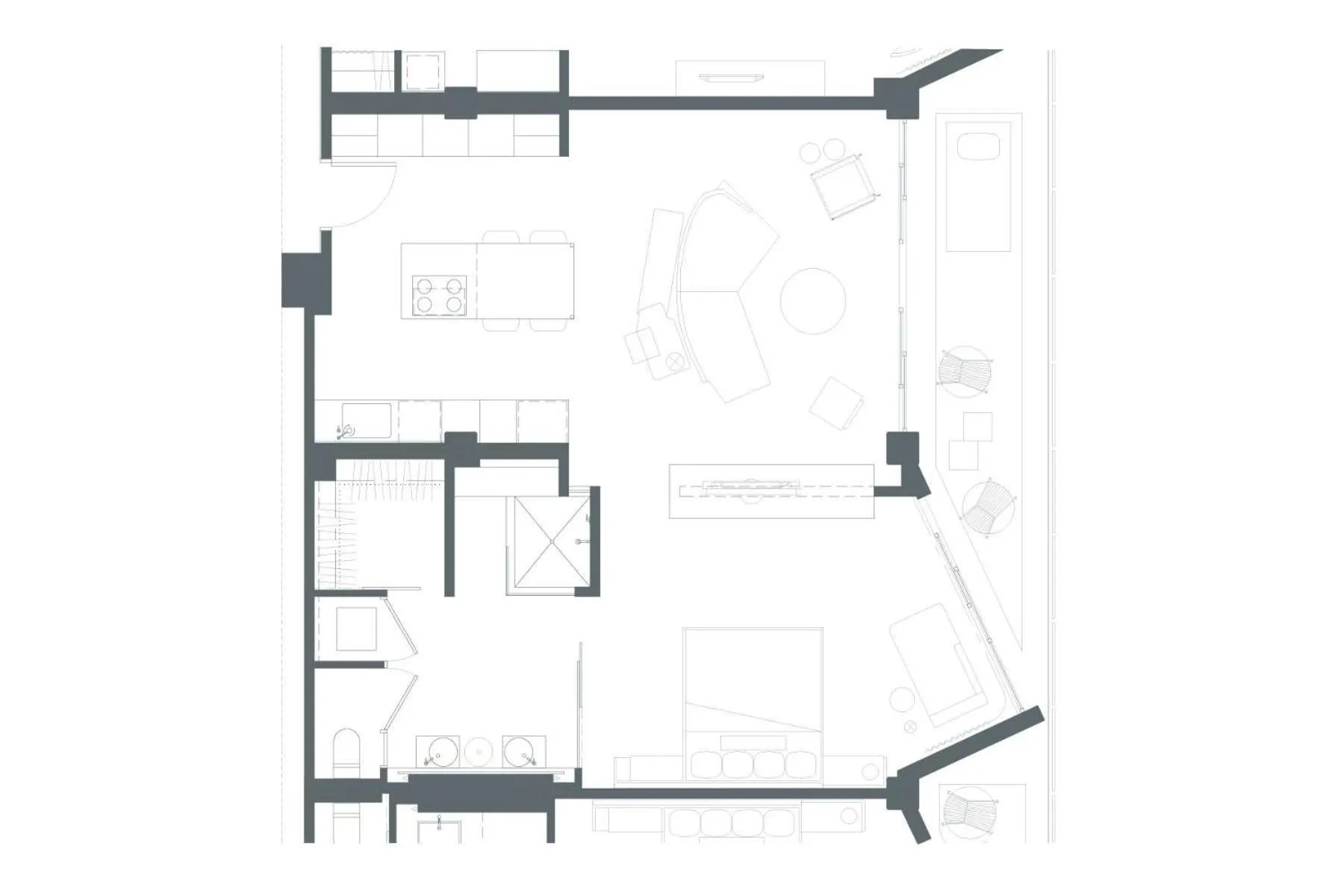 Photo of the whole room in Hotel Valley Ho